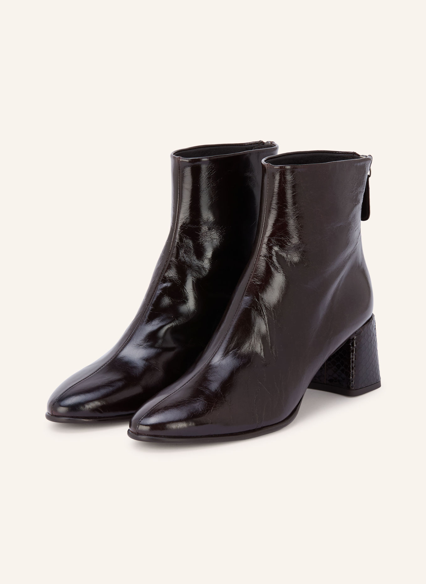 ZINDA Bottines ORTISEY: MARRON FONCÉ