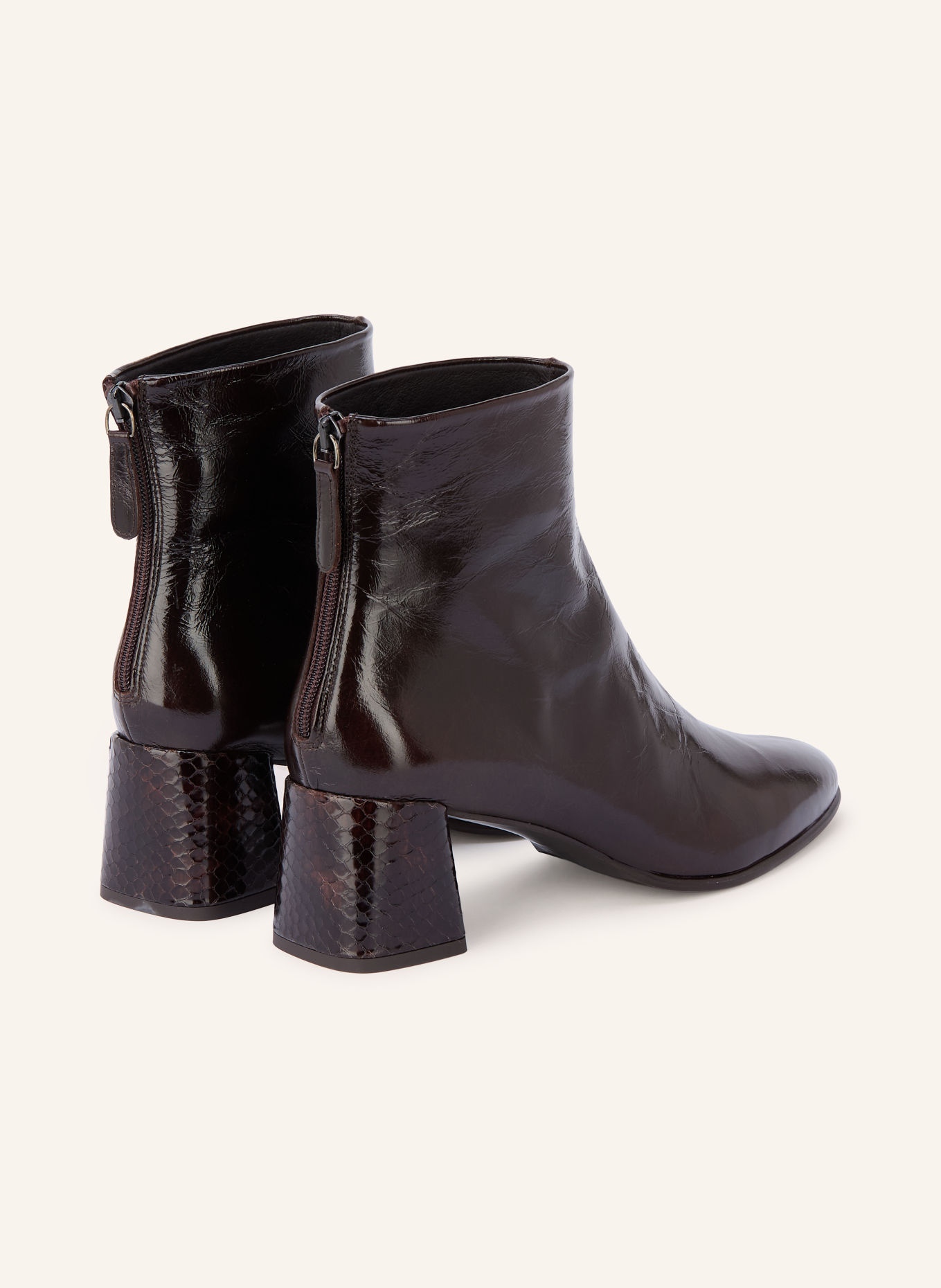 ZINDA Bottines ORTISEY: MARRON FONCÉ
