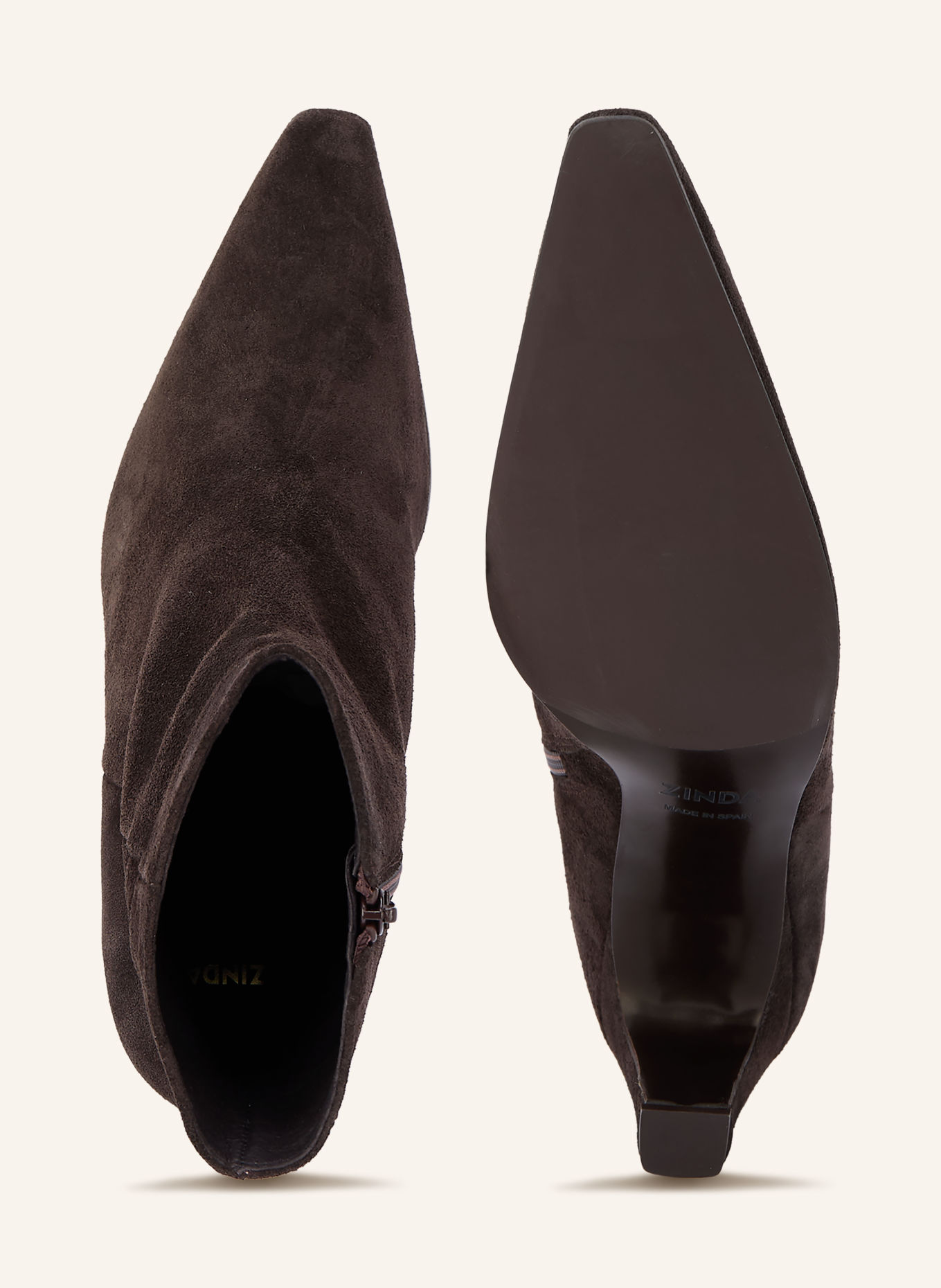 ZINDA Bottines: MARRON FONCÉ