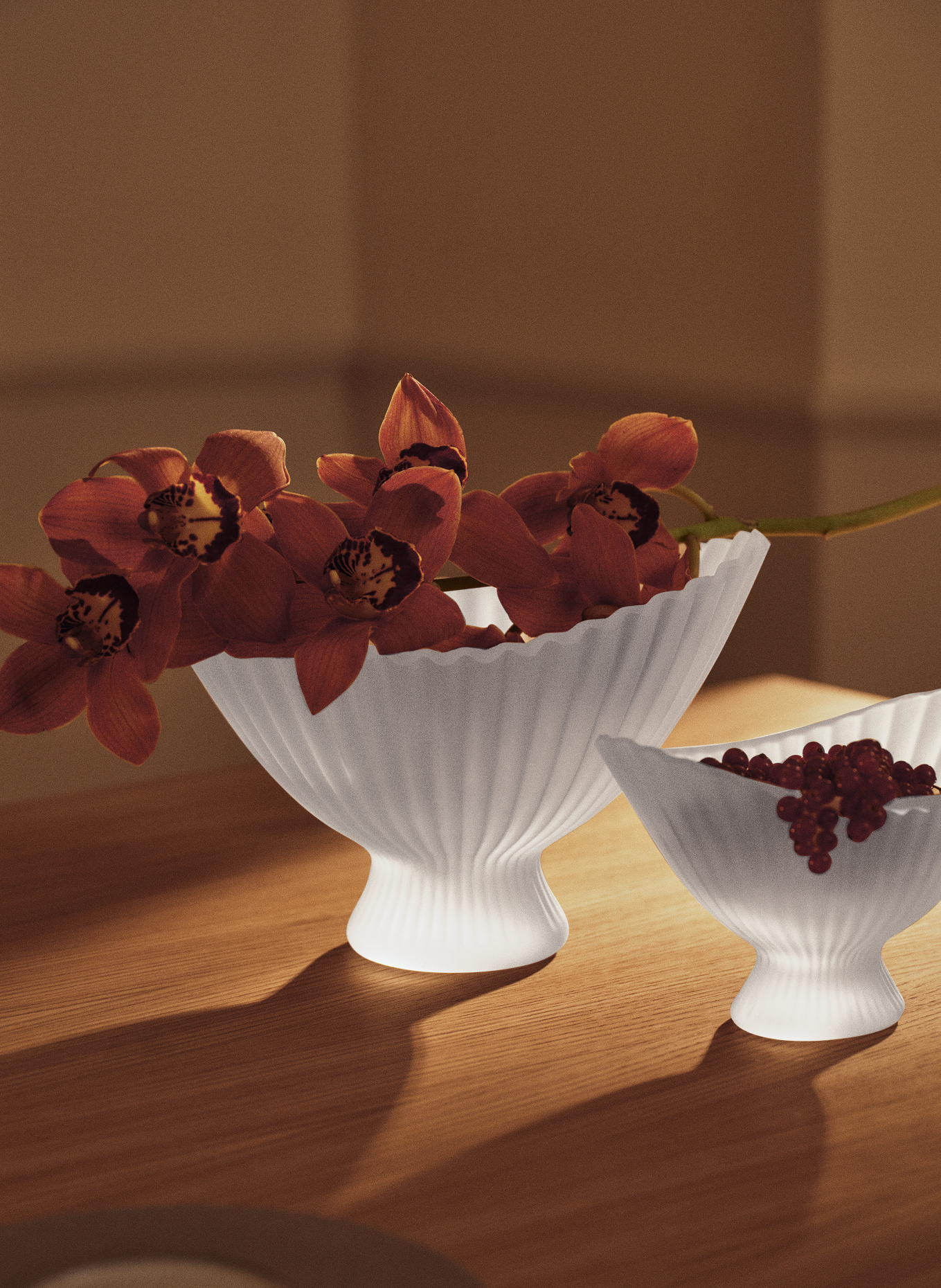 Ferm LIVING Bol FOUNTAIN SMALL: ALB