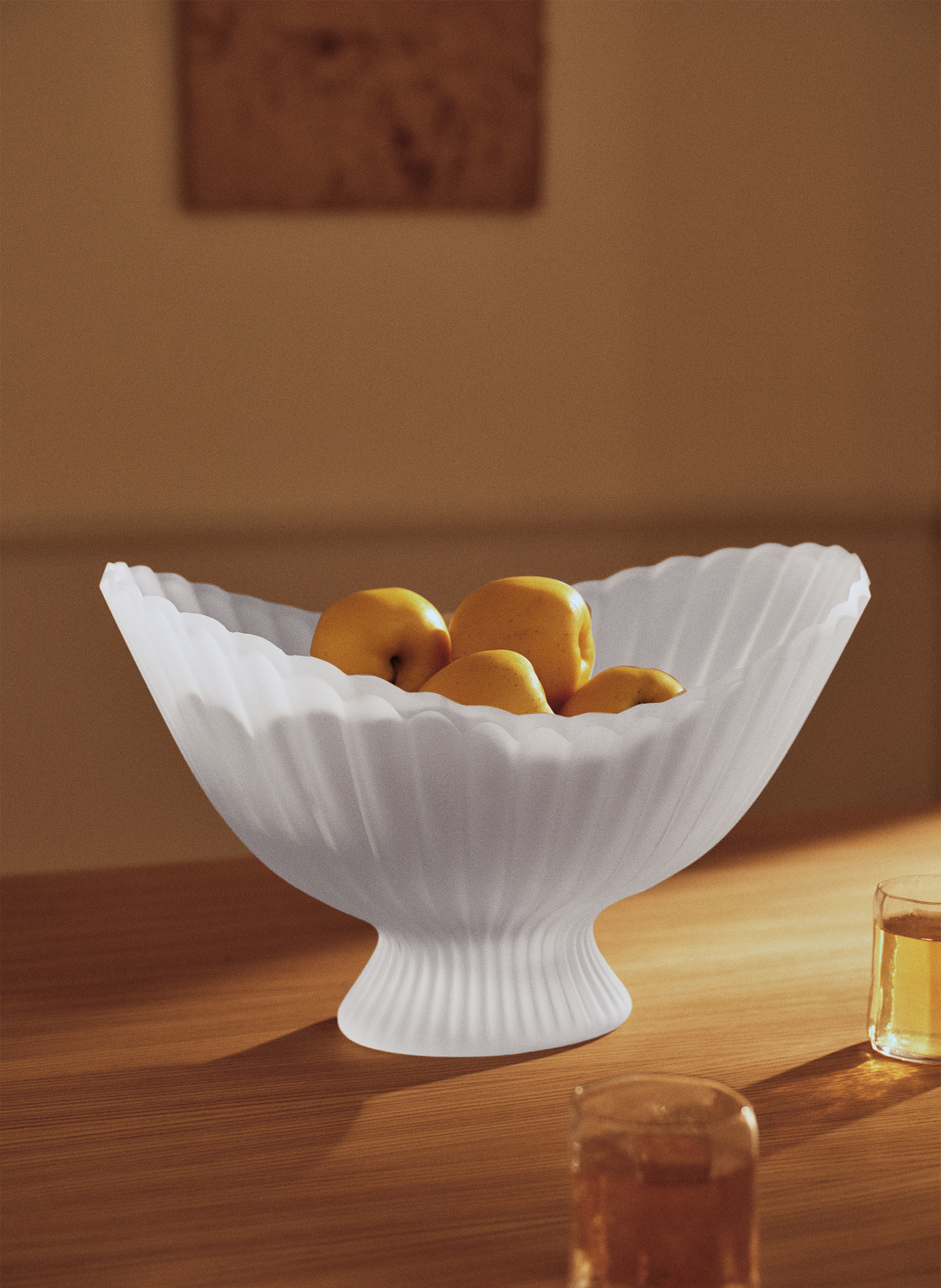 Ferm LIVING FOUNTAIN Bowl: WHITE