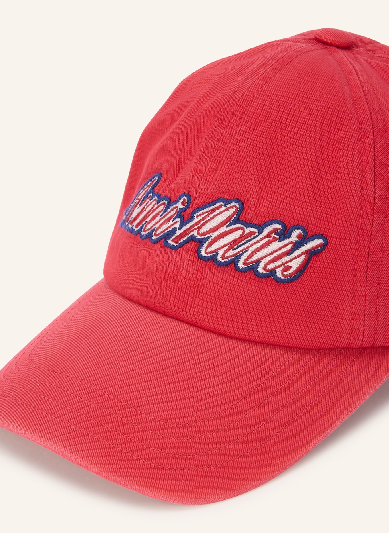 AMI PARIS Cap: RED / DARK BLUE / WHITE
