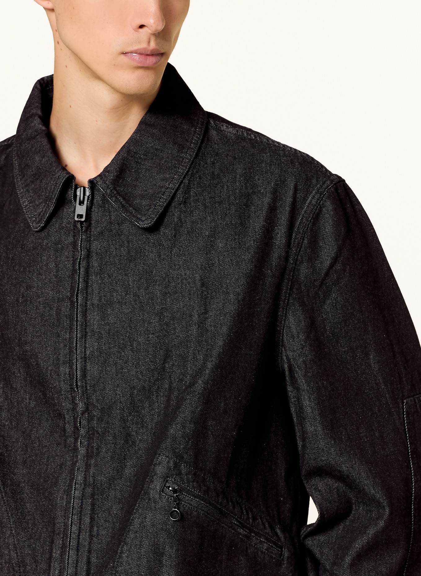 Y-3 Overjacket: SCHWARZ