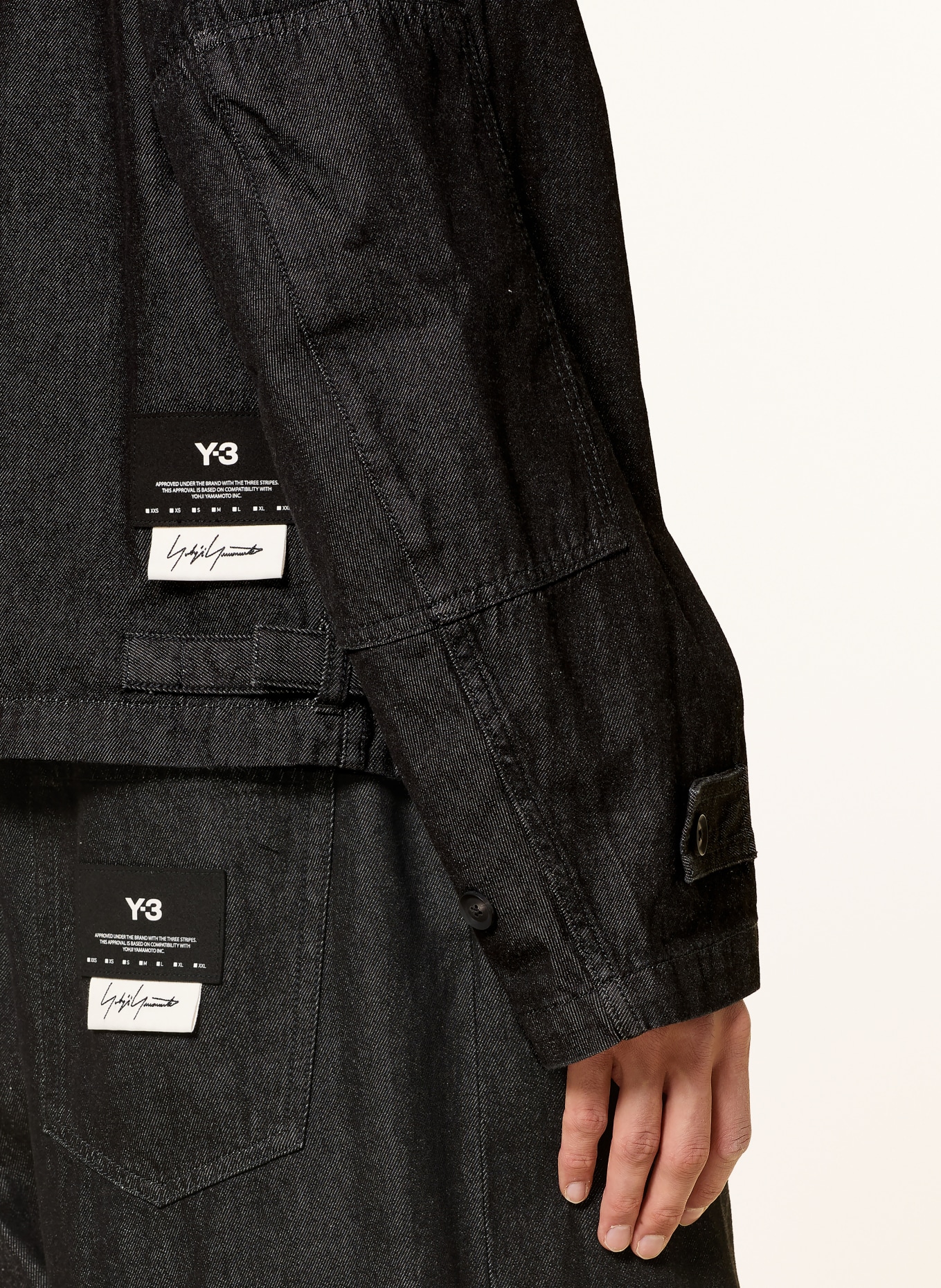 Y-3 Overjacket: SCHWARZ