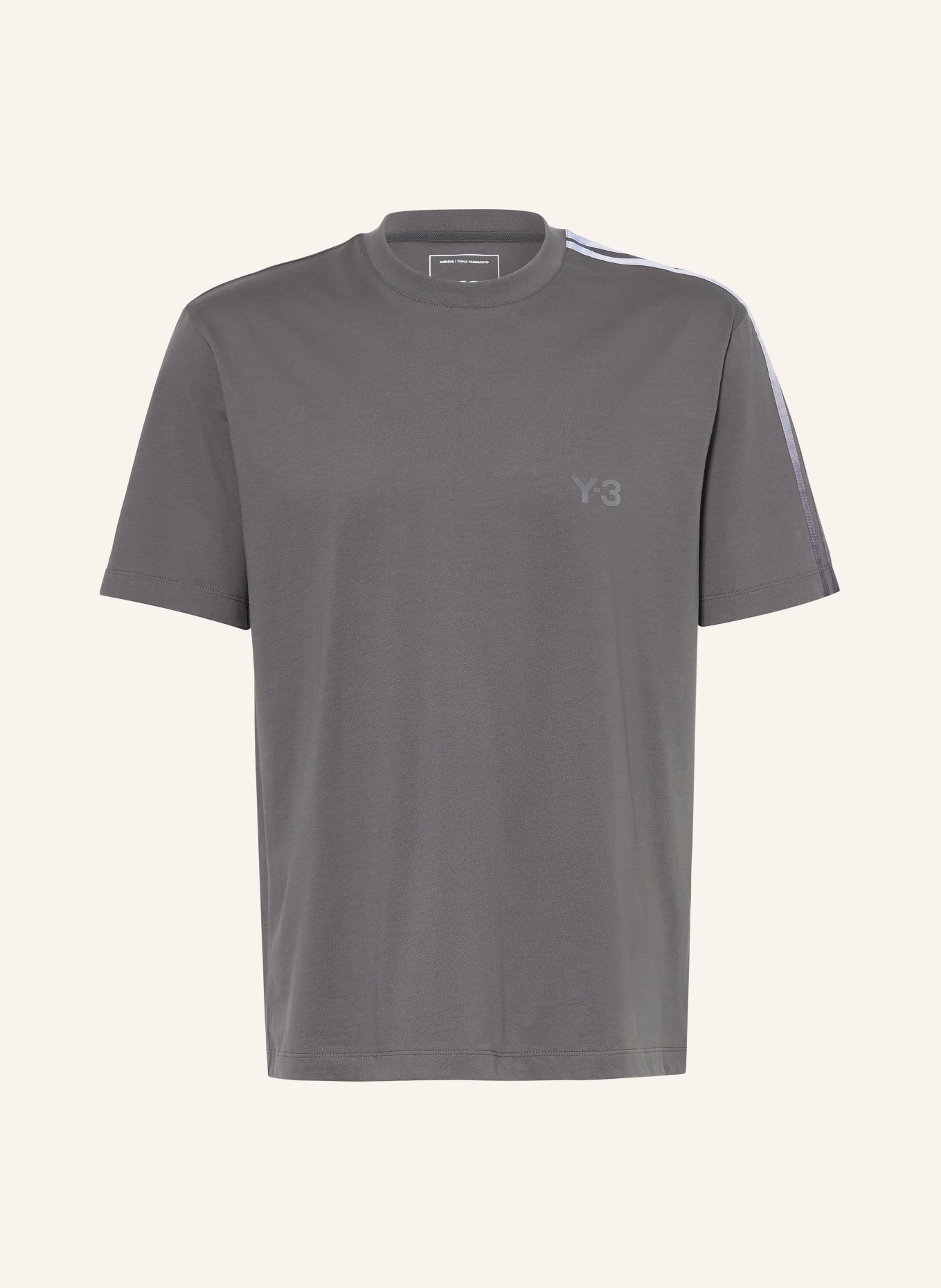 Y-3 Tričko: ŠEDÁ / SVĚTLE ŠEDÁ