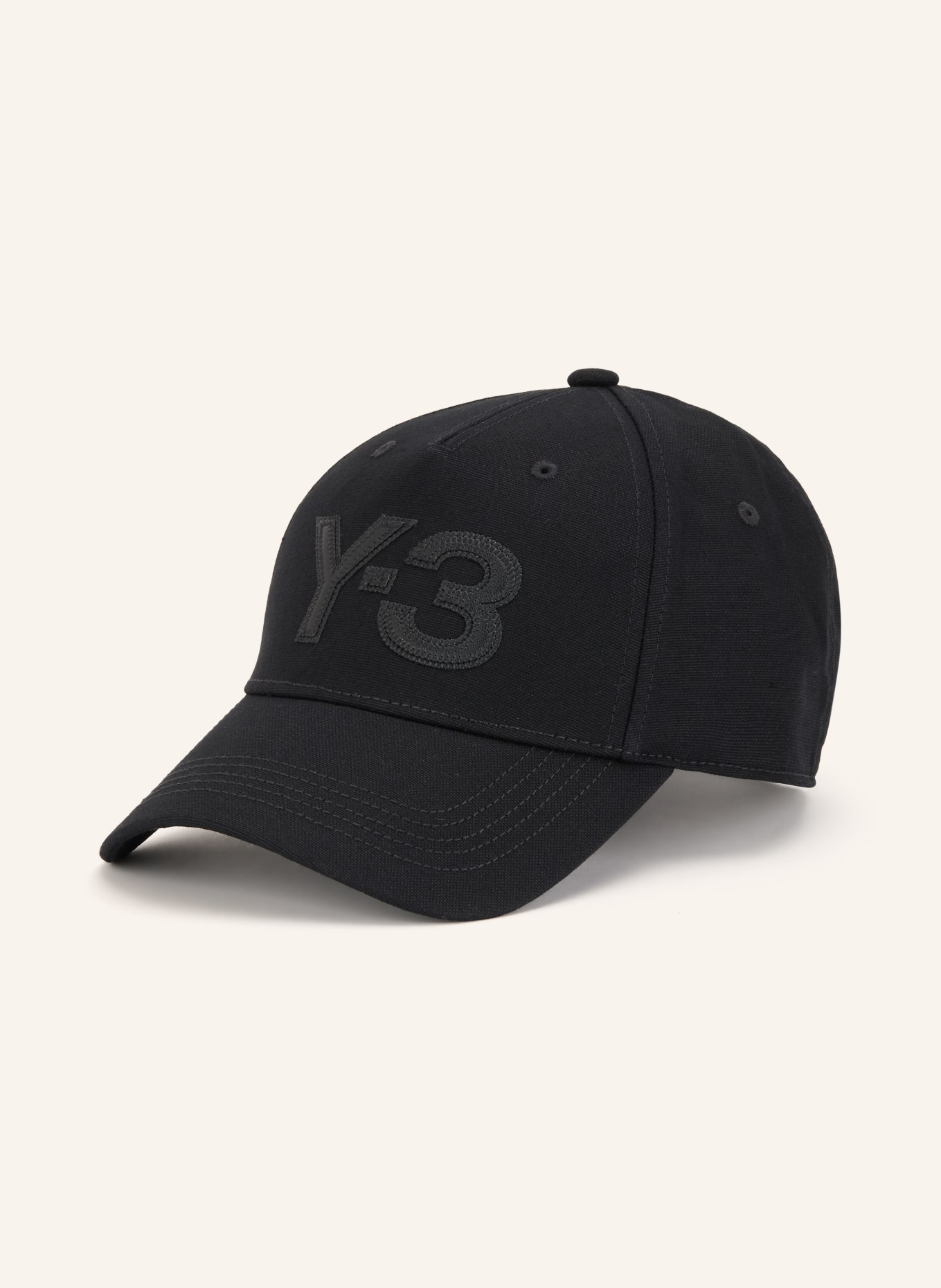 Y-3 Y-3 LOGO Cap: BLACK