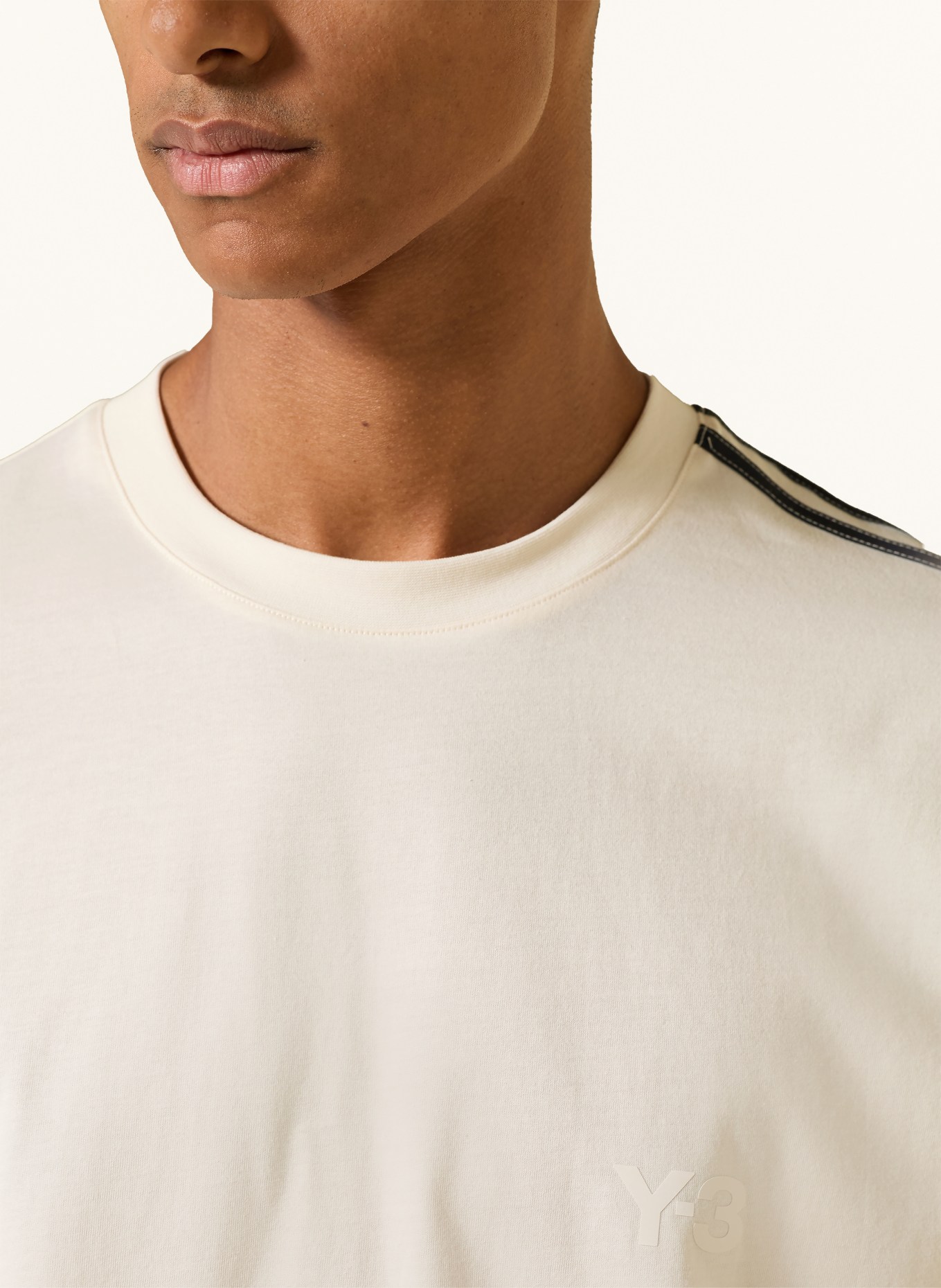 Y-3 T-shirt: WIT / ZWART