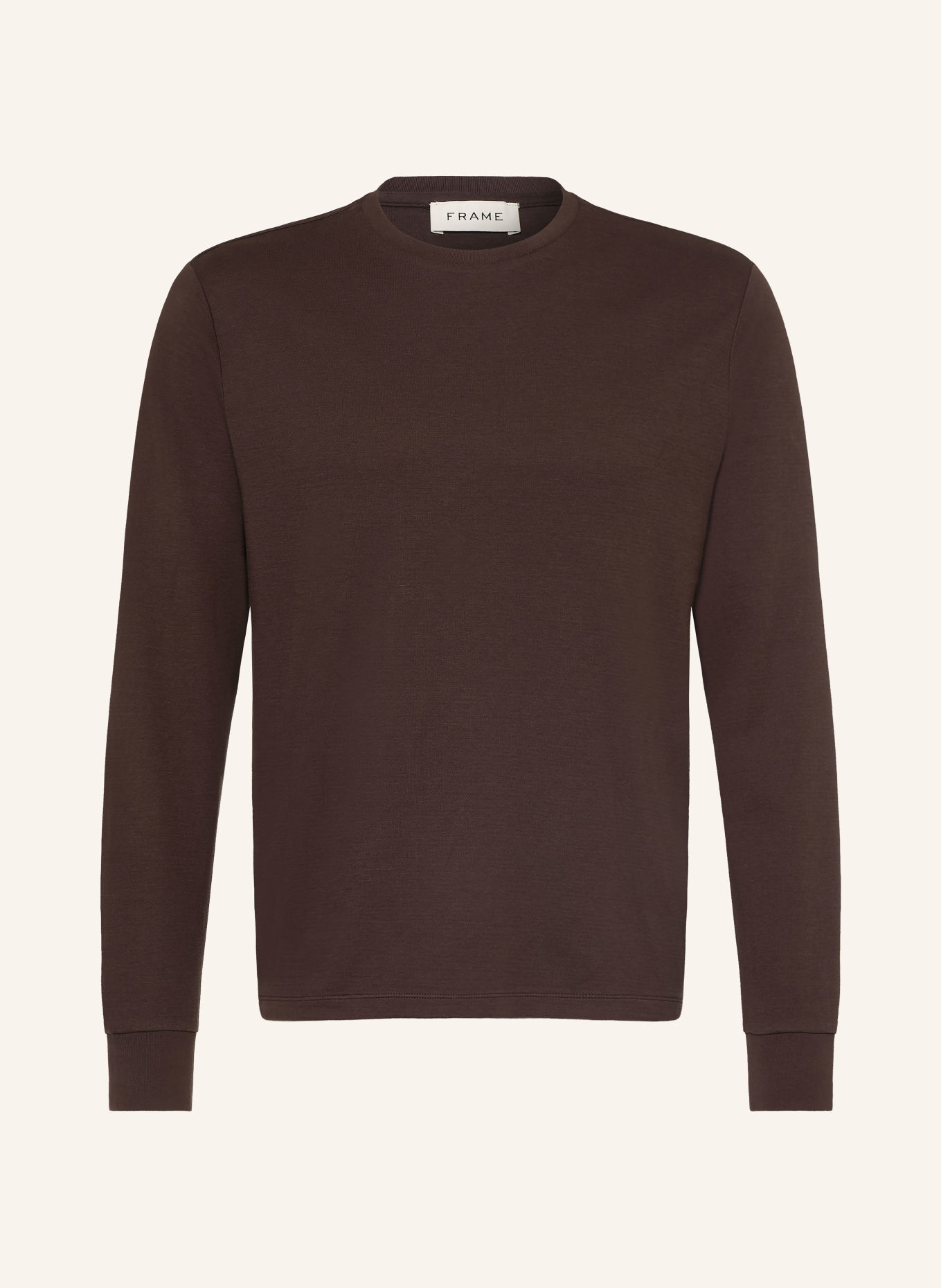 FRAME Longsleeve DUO FOLD: DUNKELBRAUN