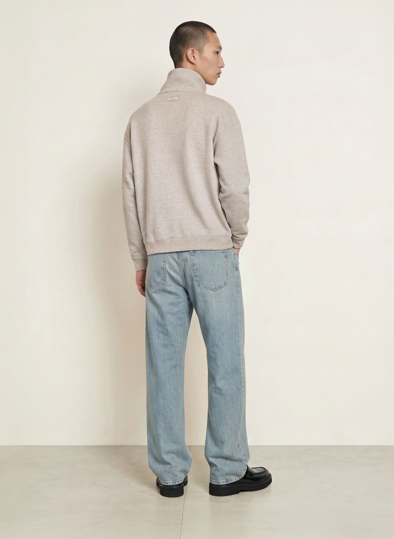 FRAME Sweat-Troyer: GRAU