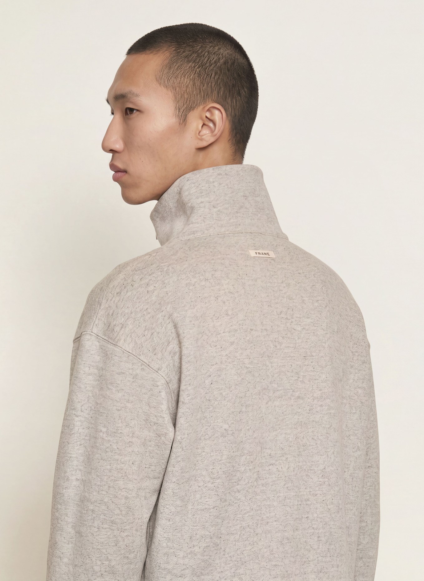FRAME Sweat-Troyer: GRAU
