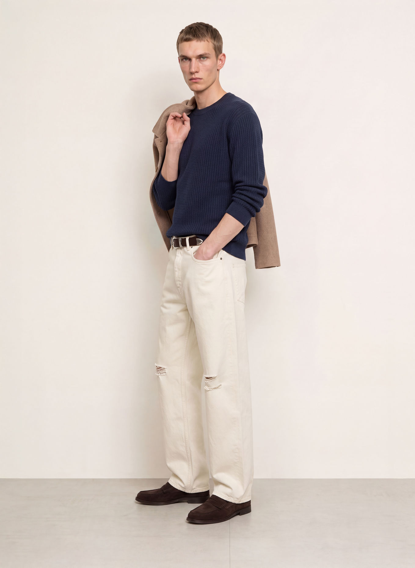 FRAME Sweater: DARK BLUE