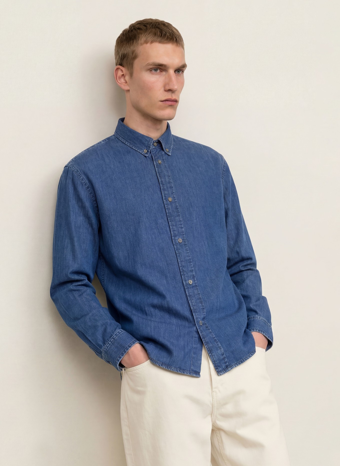 FRAME Džínová košile Comfort Fit: MODRÁ