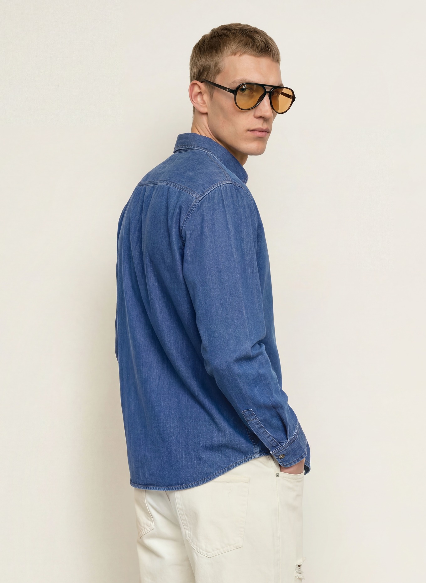 FRAME Džínová košile Comfort Fit: MODRÁ