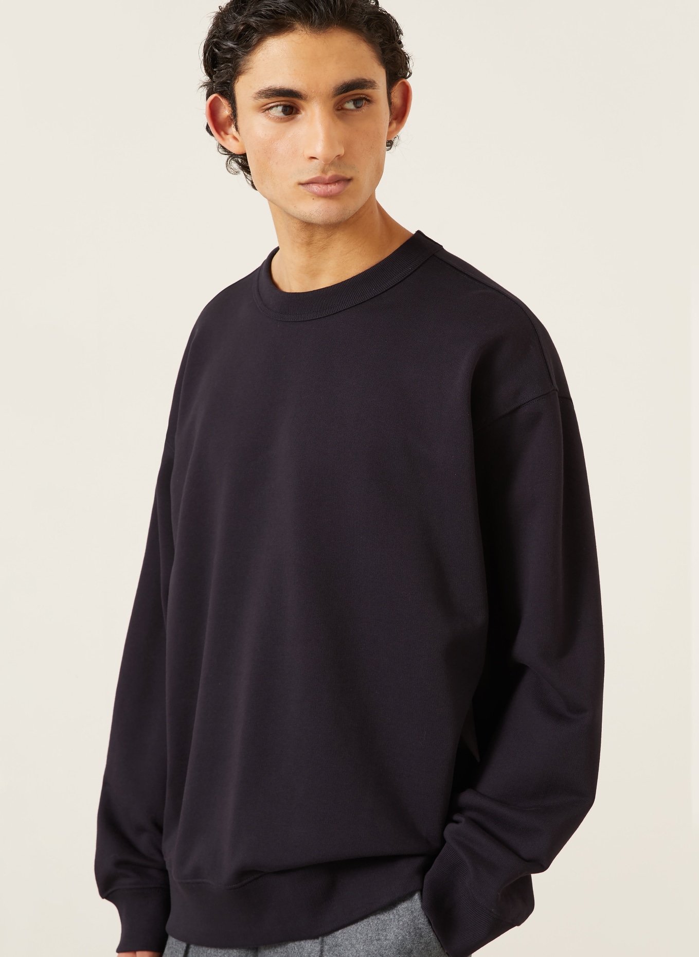 DRIES VAN NOTEN Mikiny: TMAVĚ MODRÁ