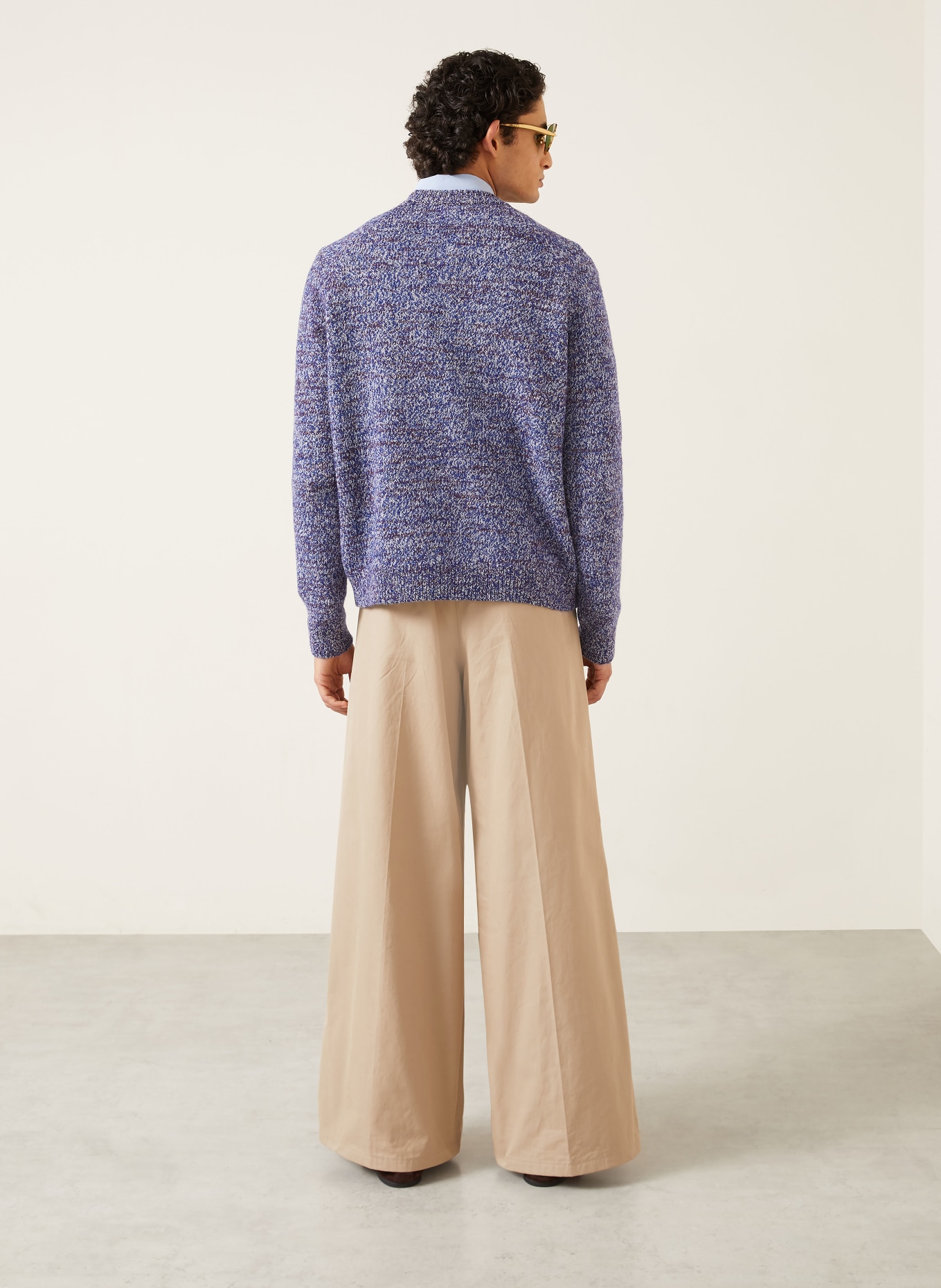 DRIES VAN NOTEN Pull: BLEU CLAIR