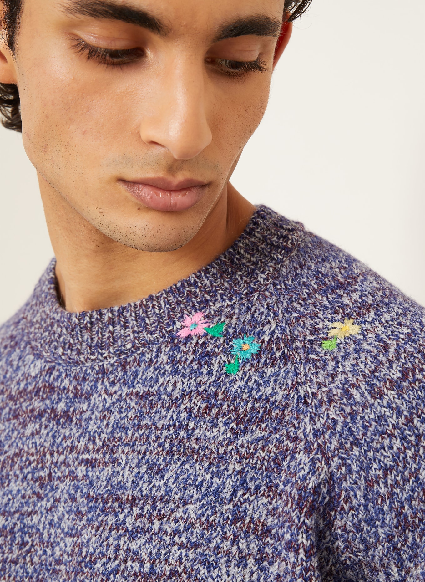 DRIES VAN NOTEN Pull: BLEU CLAIR