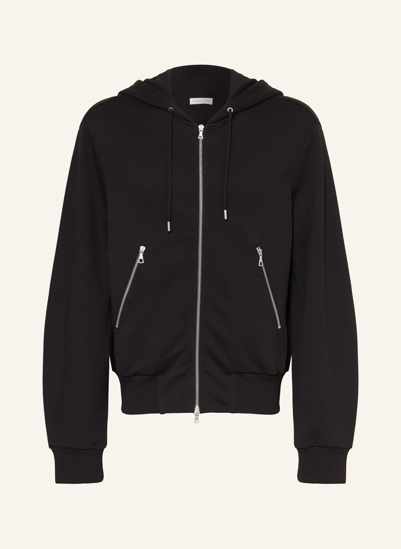 DRIES VAN NOTEN Sweatjacke HARRINO: SCHWARZ