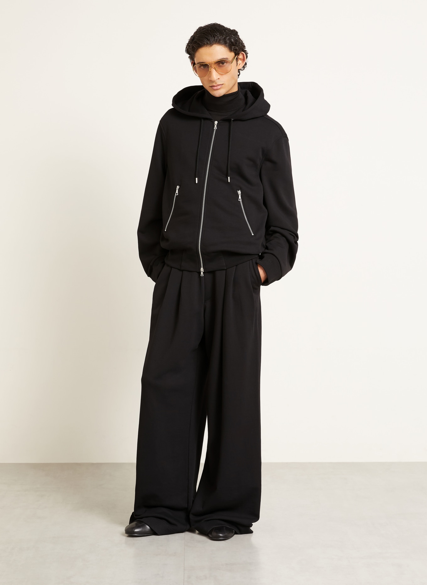 DRIES VAN NOTEN Sweatjacke HARRINO: SCHWARZ