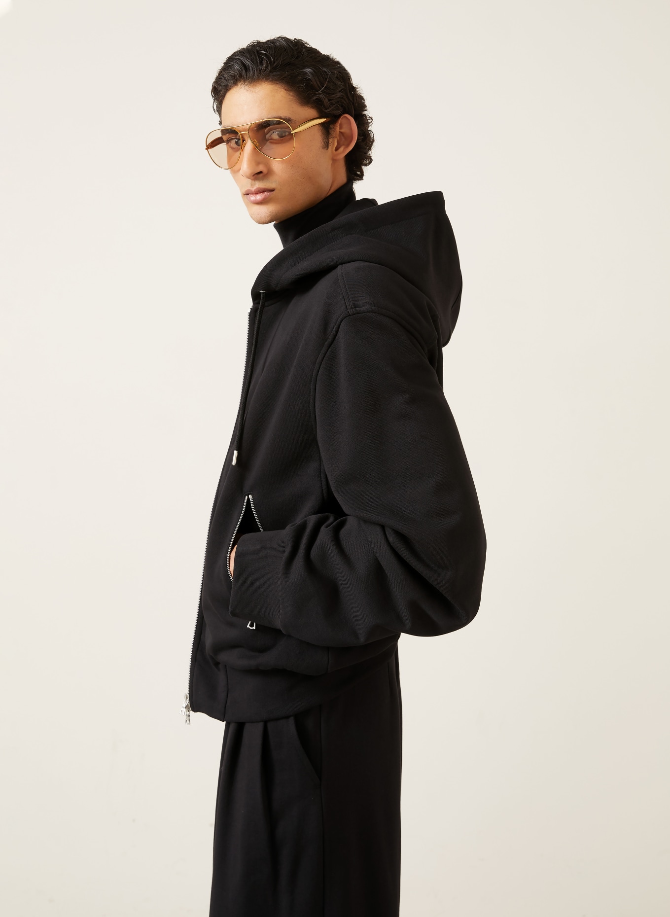 DRIES VAN NOTEN Sweatjacke HARRINO: SCHWARZ