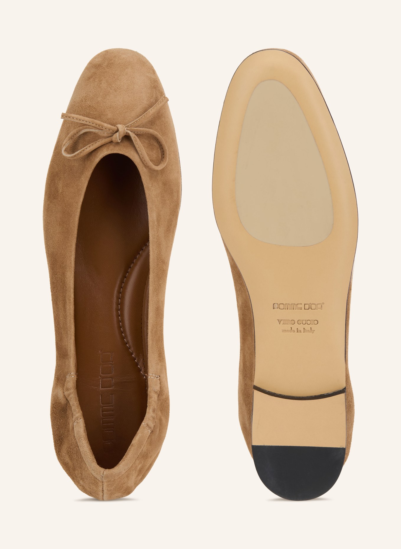 POMME D'OR Ballerinas GIORGIA: BRAUN