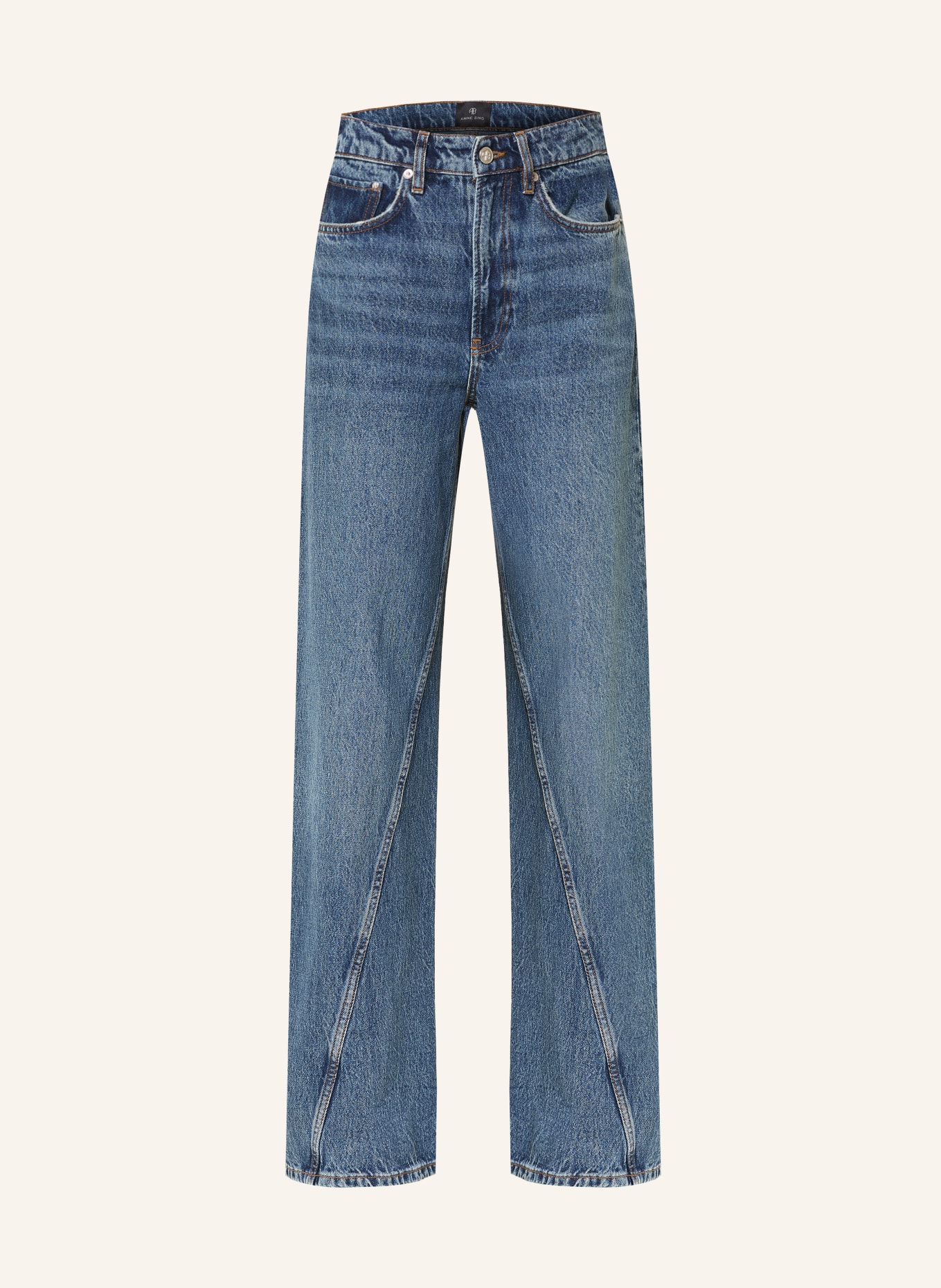 ANINE BING Wide Leg Jeans BRIE: CABANA BLUE CABANA BLUE