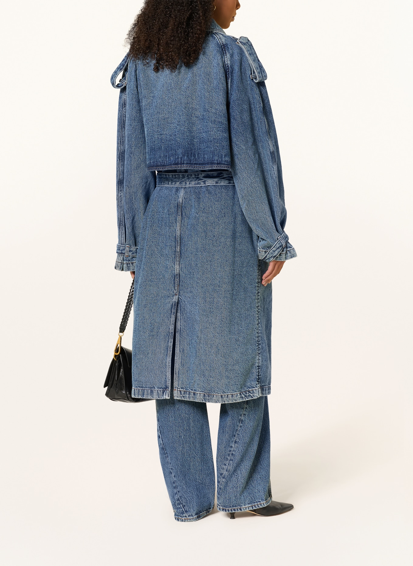 ANINE BING Jeansjas RICKIE: BLAUW