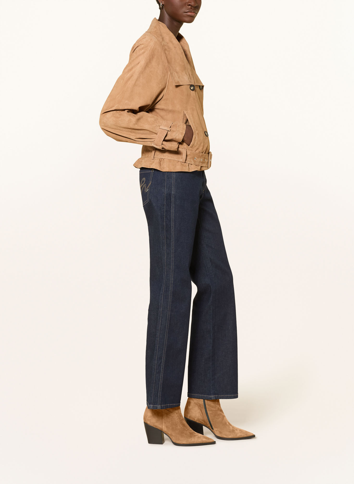 MAC Flared Jeans LAURA GLAM: D683 fashion rinsed