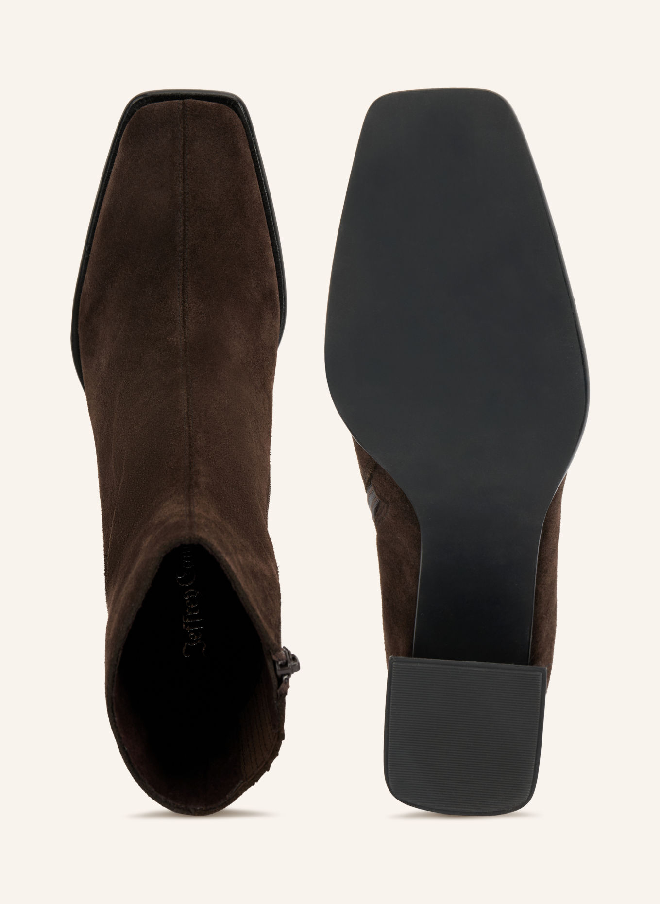 jeffrey campbell Ankelstövlar SHERPAL: MÖRKBRUN