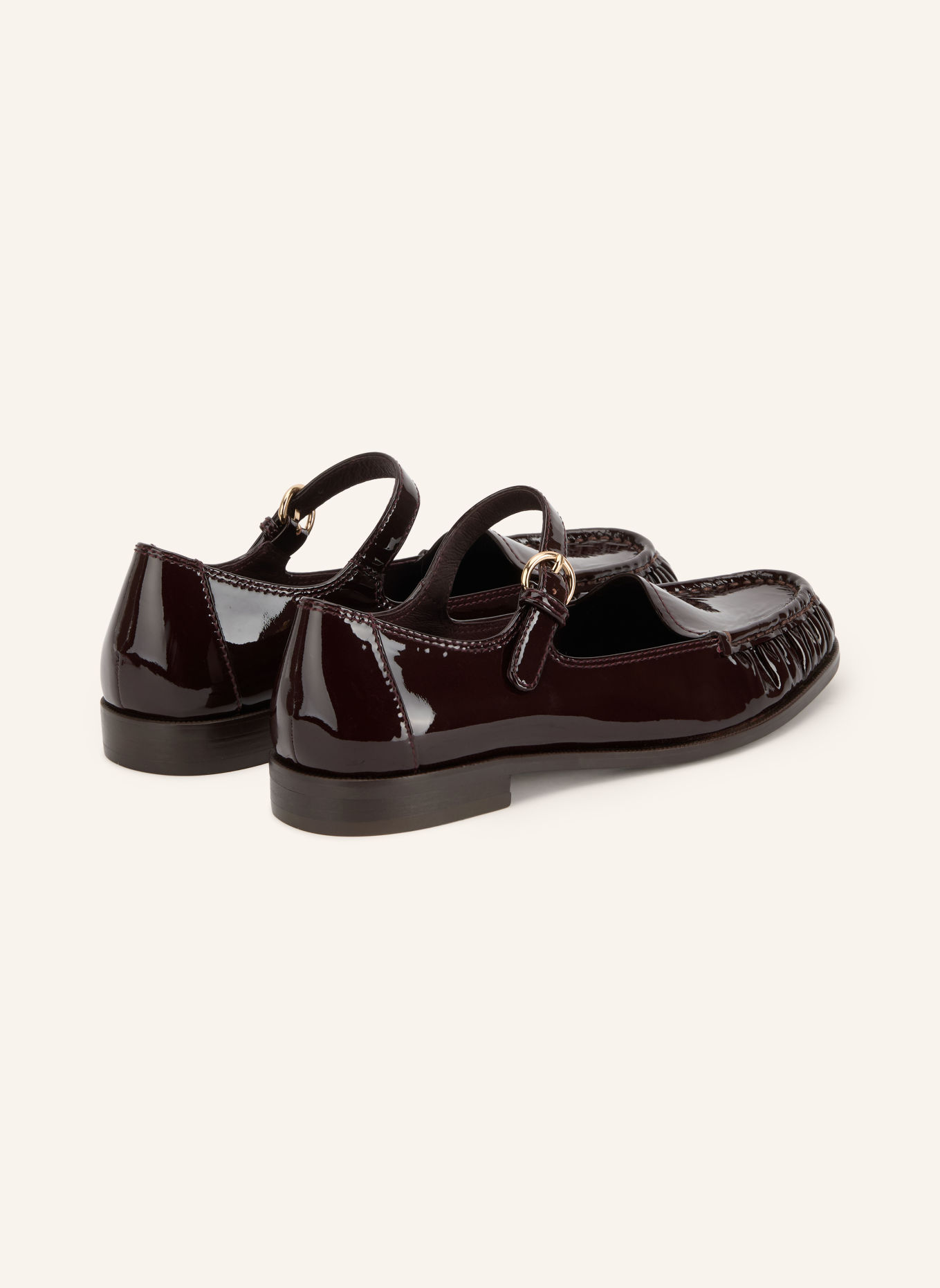 jeffrey campbell Mary-Jane ballerina's LILLITH: MARRON FONCÉ