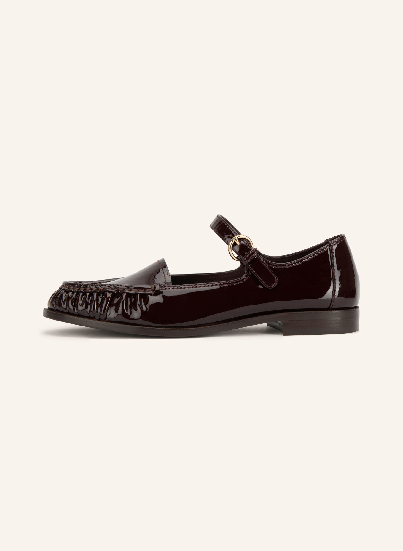 jeffrey campbell Mary-Jane ballerina's LILLITH: MARRON FONCÉ