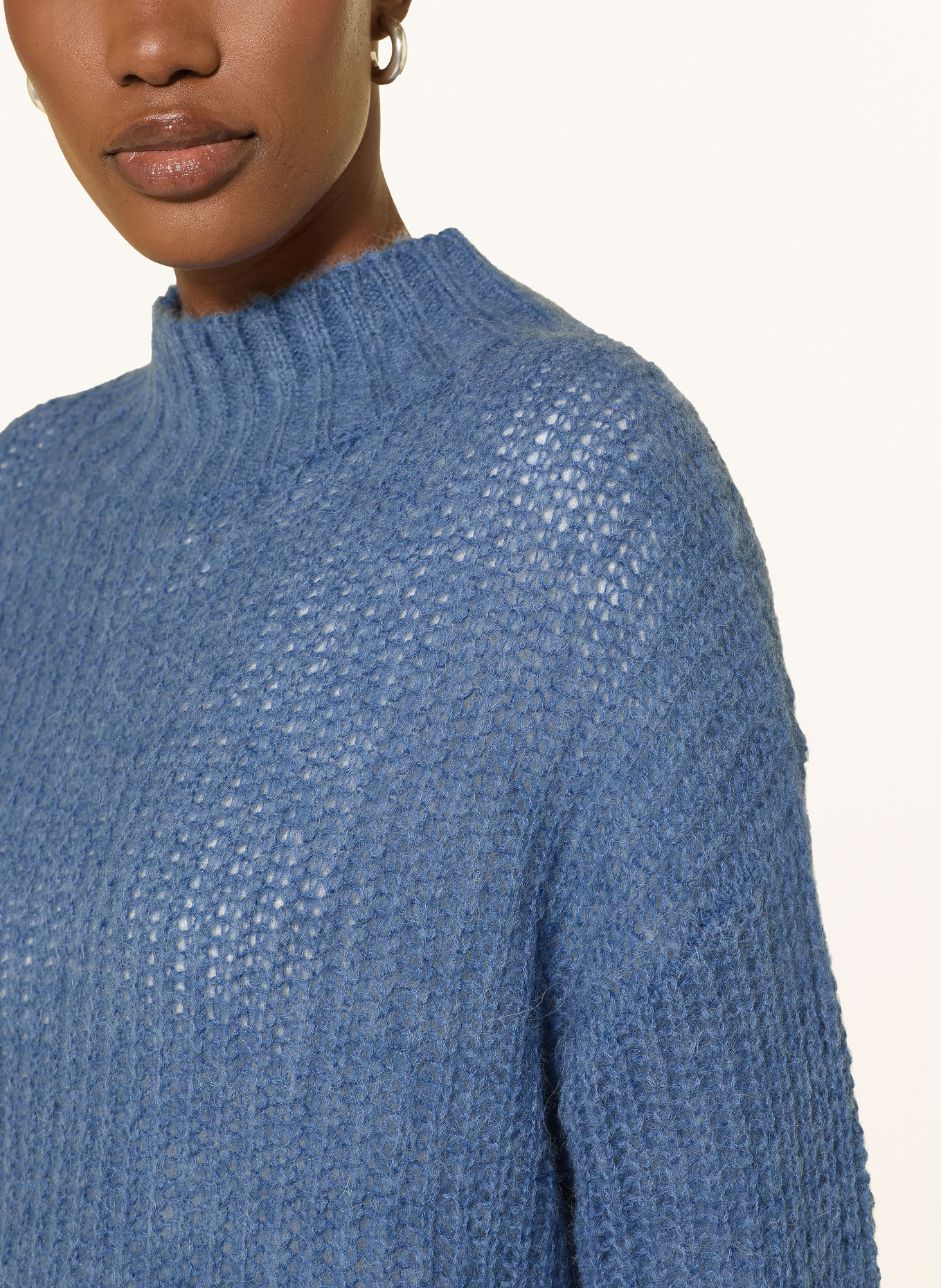 lilienfels Pullover mit Alpaka: BLAUGRAU