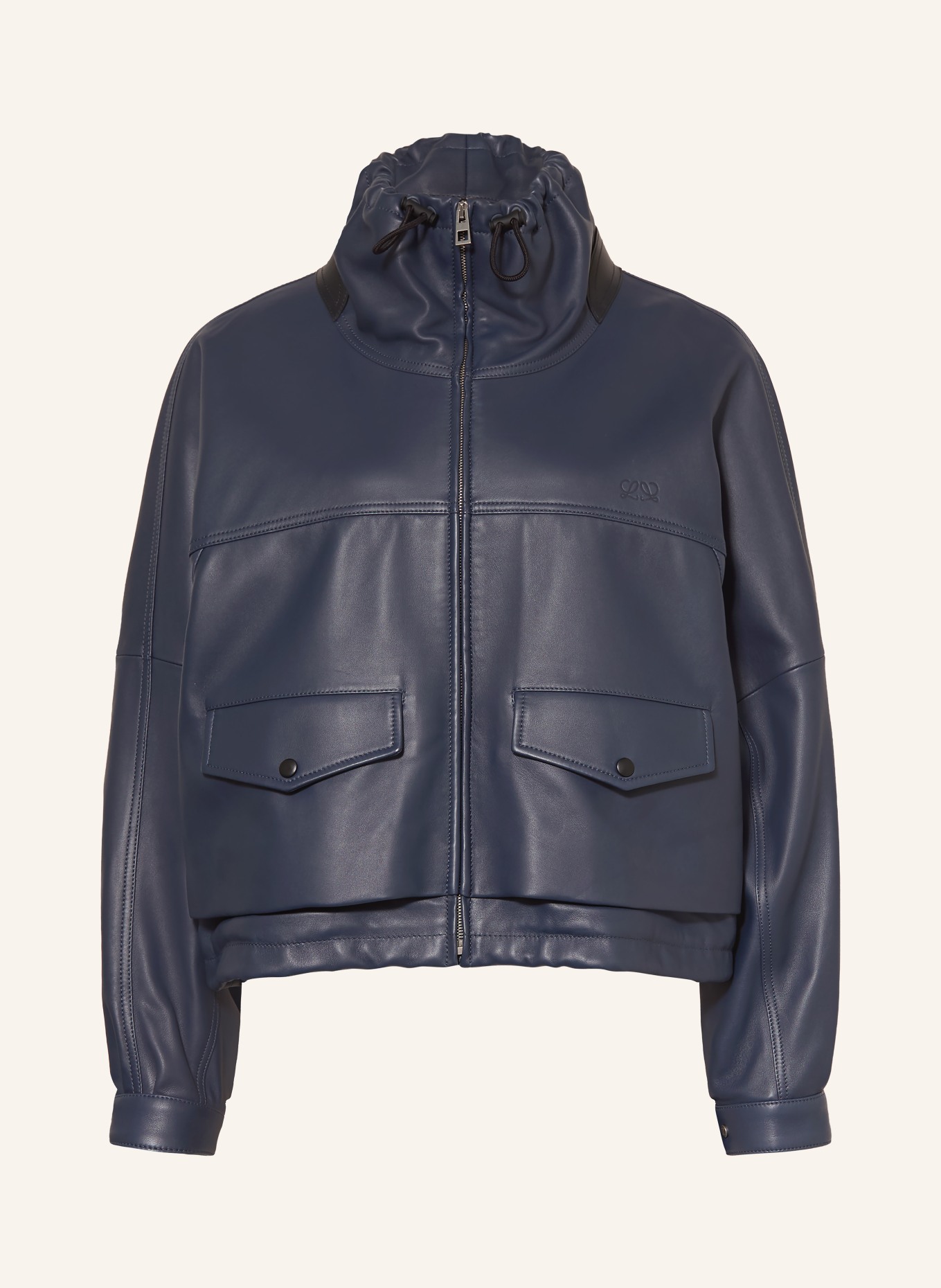 LOEWE Lederjacke: DUNKELBLAU
