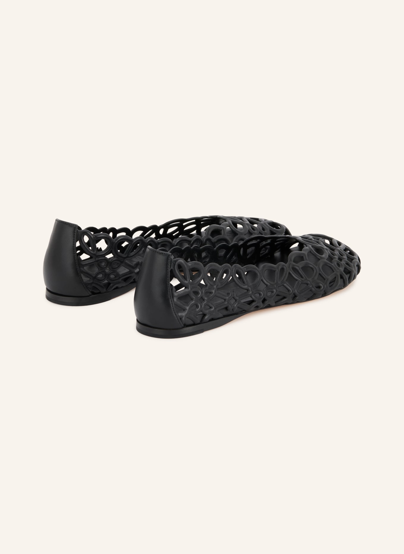 LOEWE Ballerina's PETAL ANAGRAM: ZWART