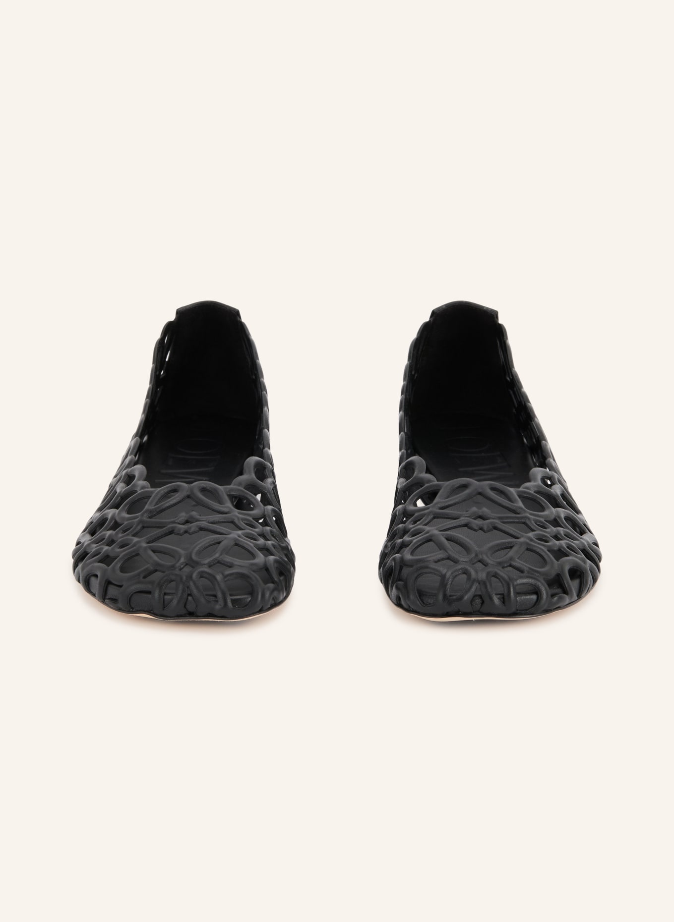 LOEWE Ballerina's PETAL ANAGRAM: ZWART