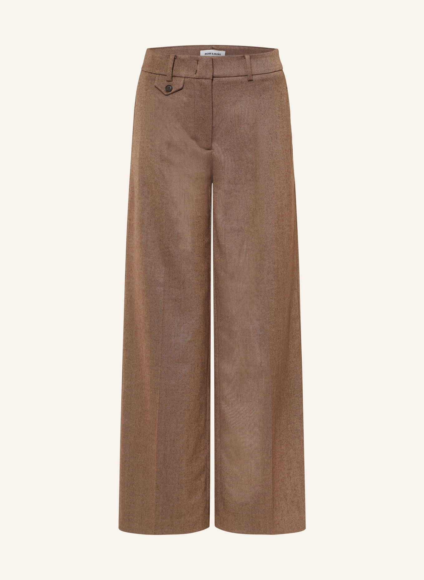 MORE & MORE Broek: BRUIN