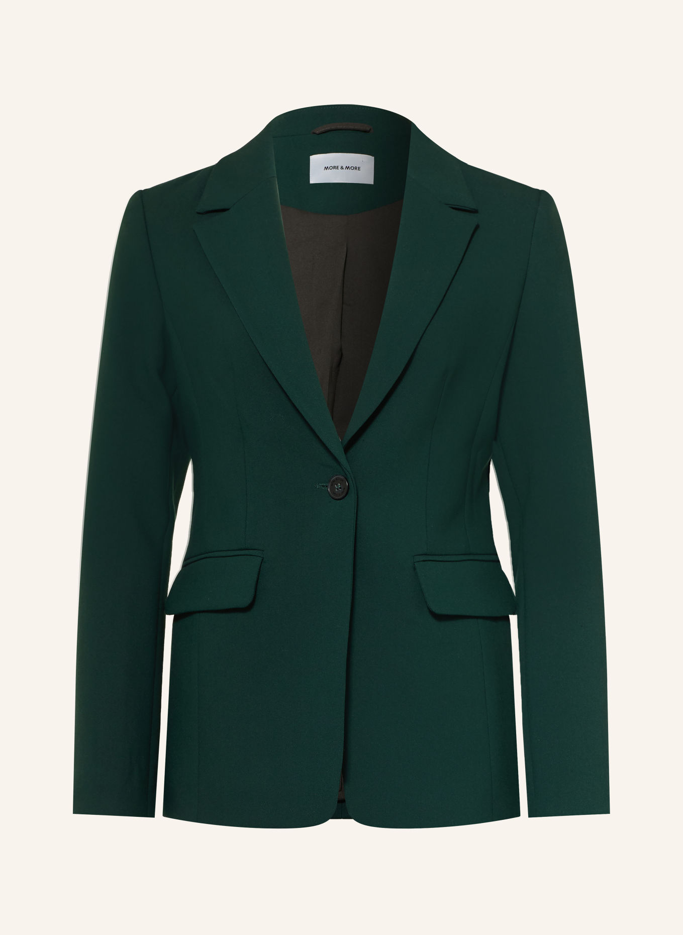 MORE & MORE Blazer: DUNKELGRÜN