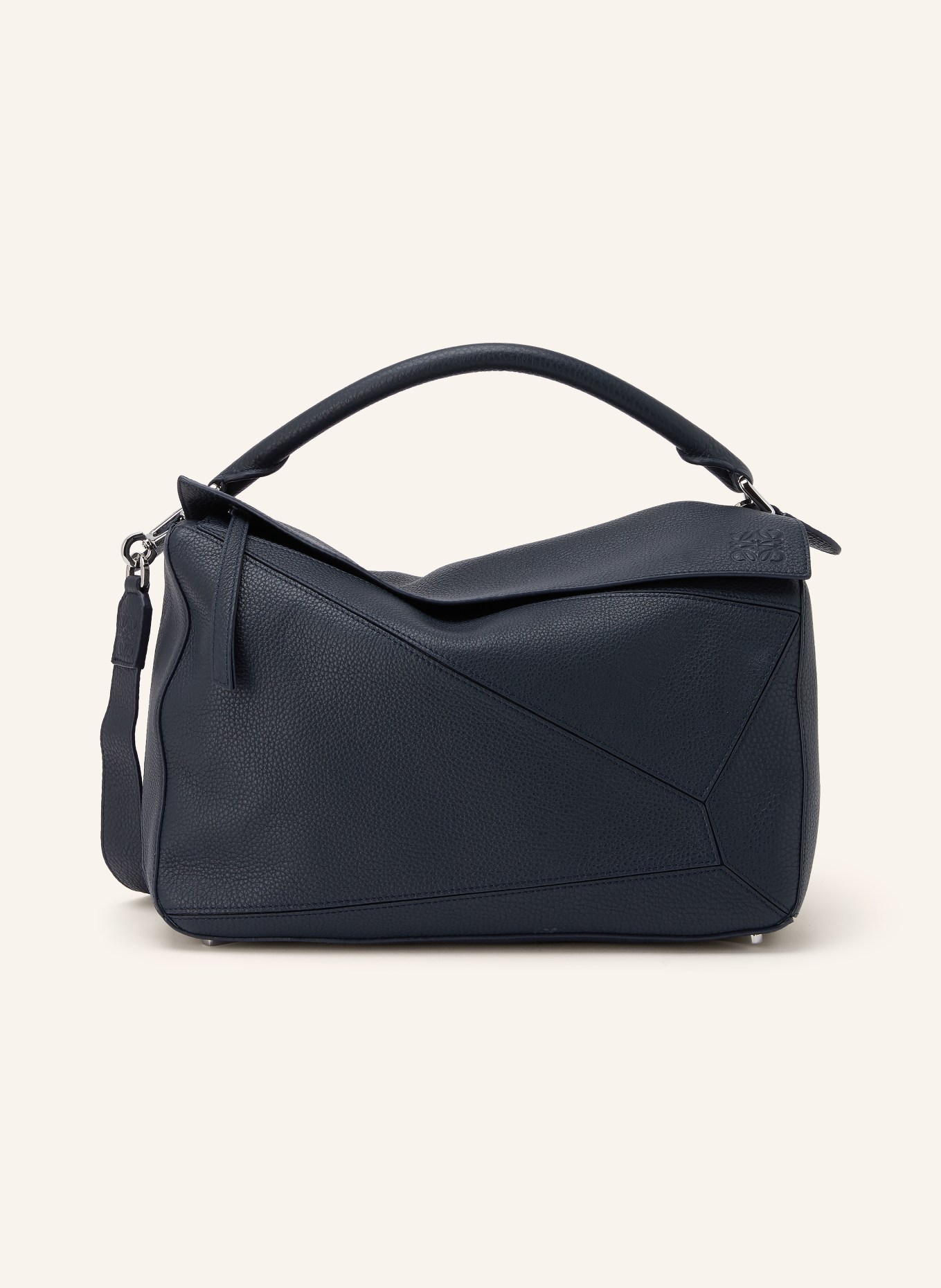 LOEWE Schultertasche PUZZLE LARGE: DUNKELBLAU