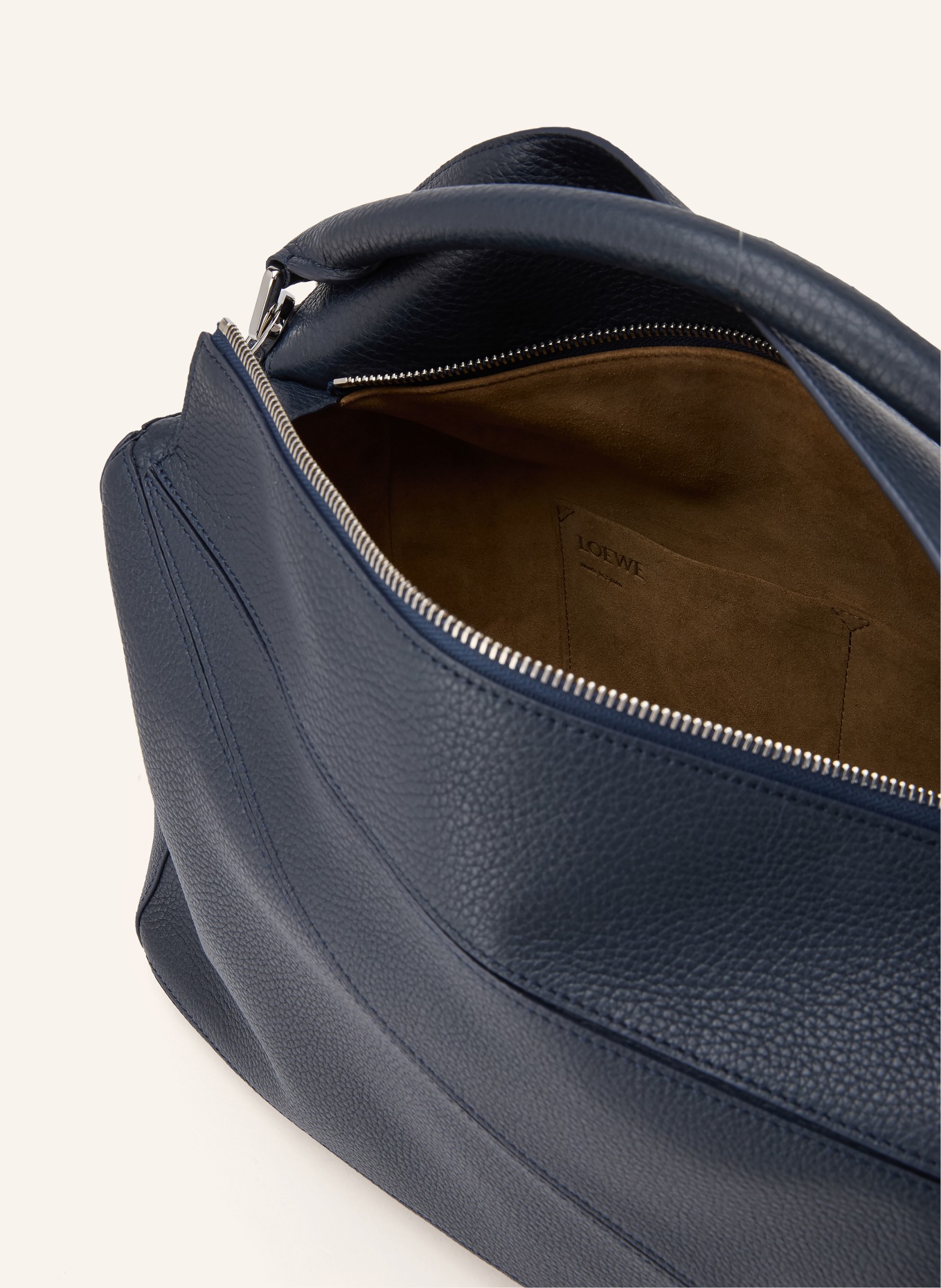 LOEWE Schultertasche PUZZLE LARGE: DUNKELBLAU