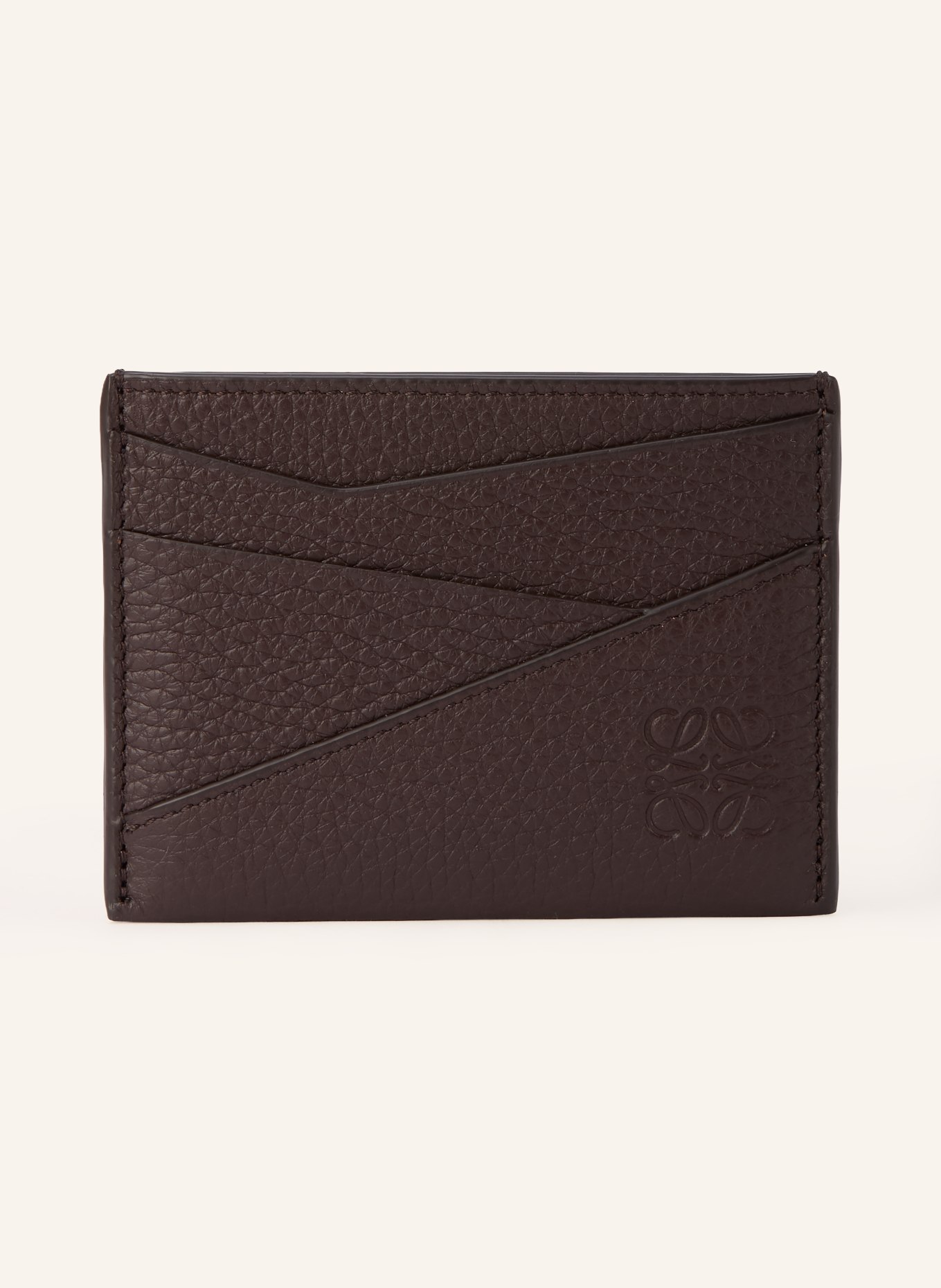 LOEWE Kaarthouder PUZZLE EDGE: MARRON FONCÉ