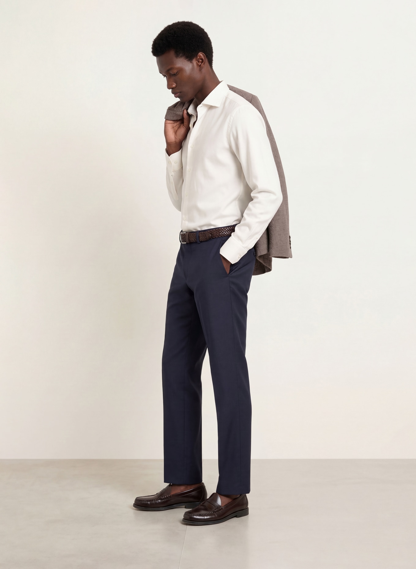 MAURIZIO BALDASSARI Hemd Regular Fit: WEISS