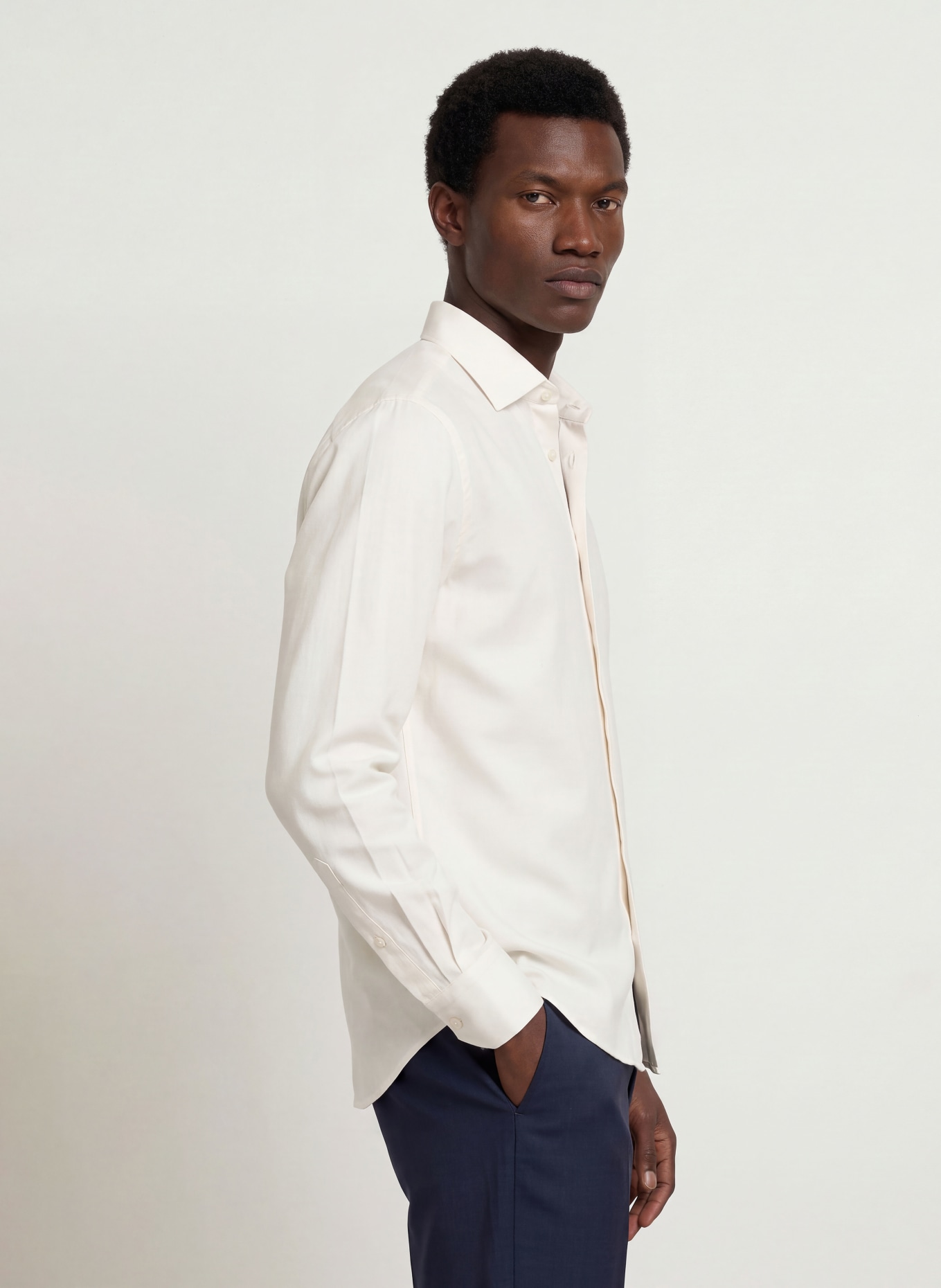 MAURIZIO BALDASSARI Hemd Regular Fit: WEISS