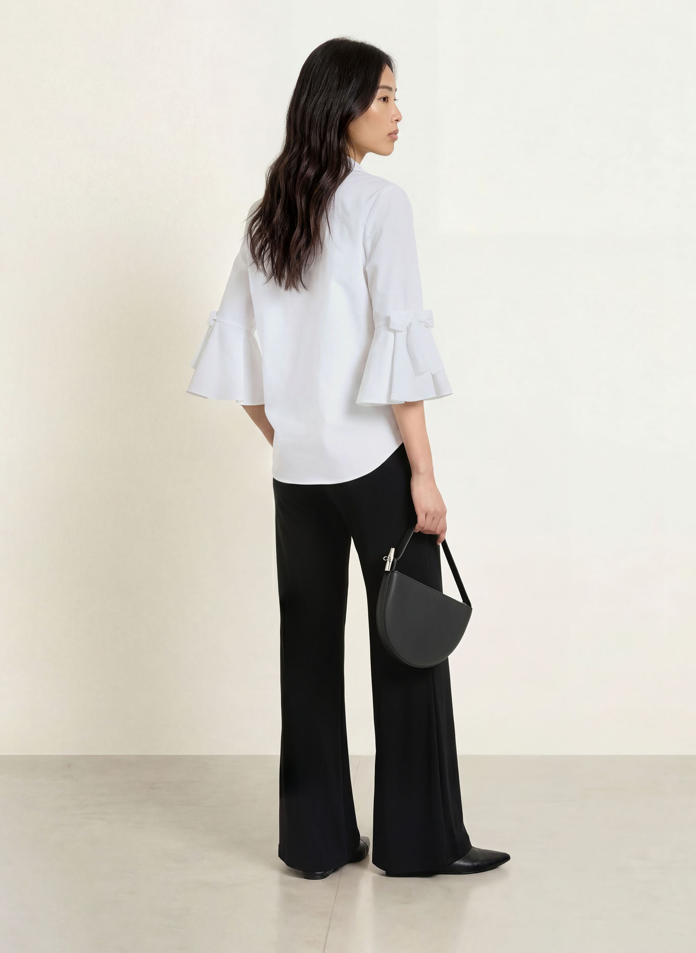 Joseph Ribkoff Blouseshirt met 3/4-mouwen: WIT