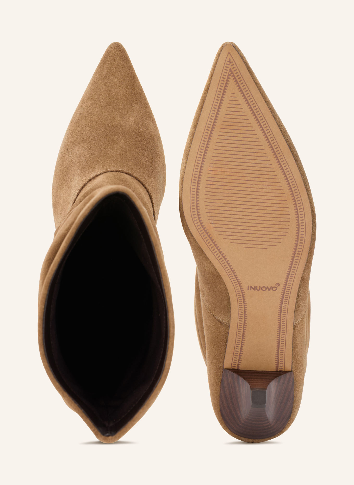 INUOVO Ankle boots: COGNAC