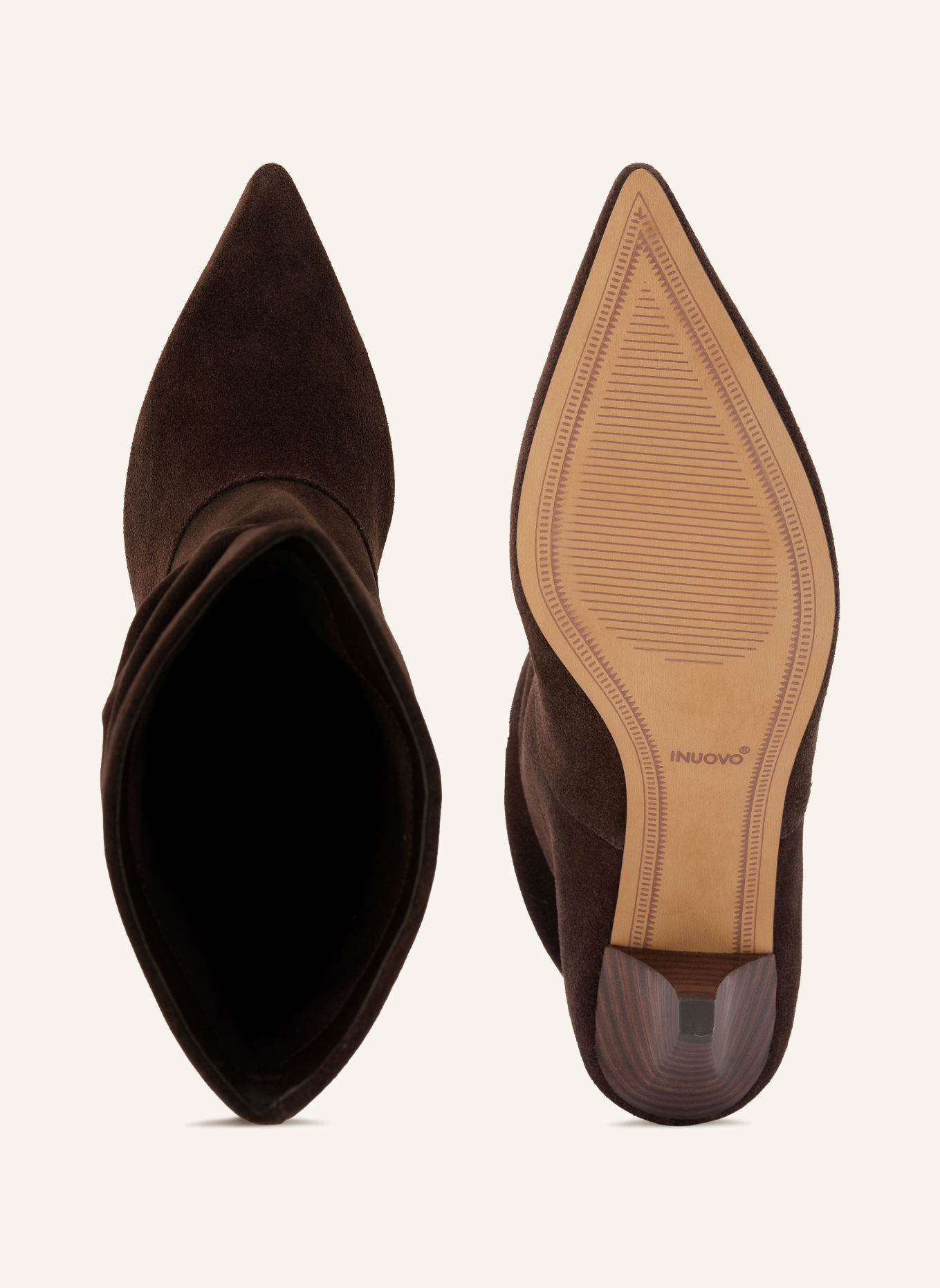 INUOVO Ankle boots: DARK BROWN