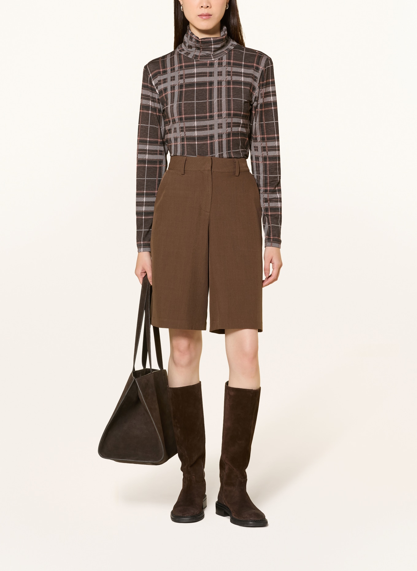 darling harbour Colshirt: BROWN CHECK