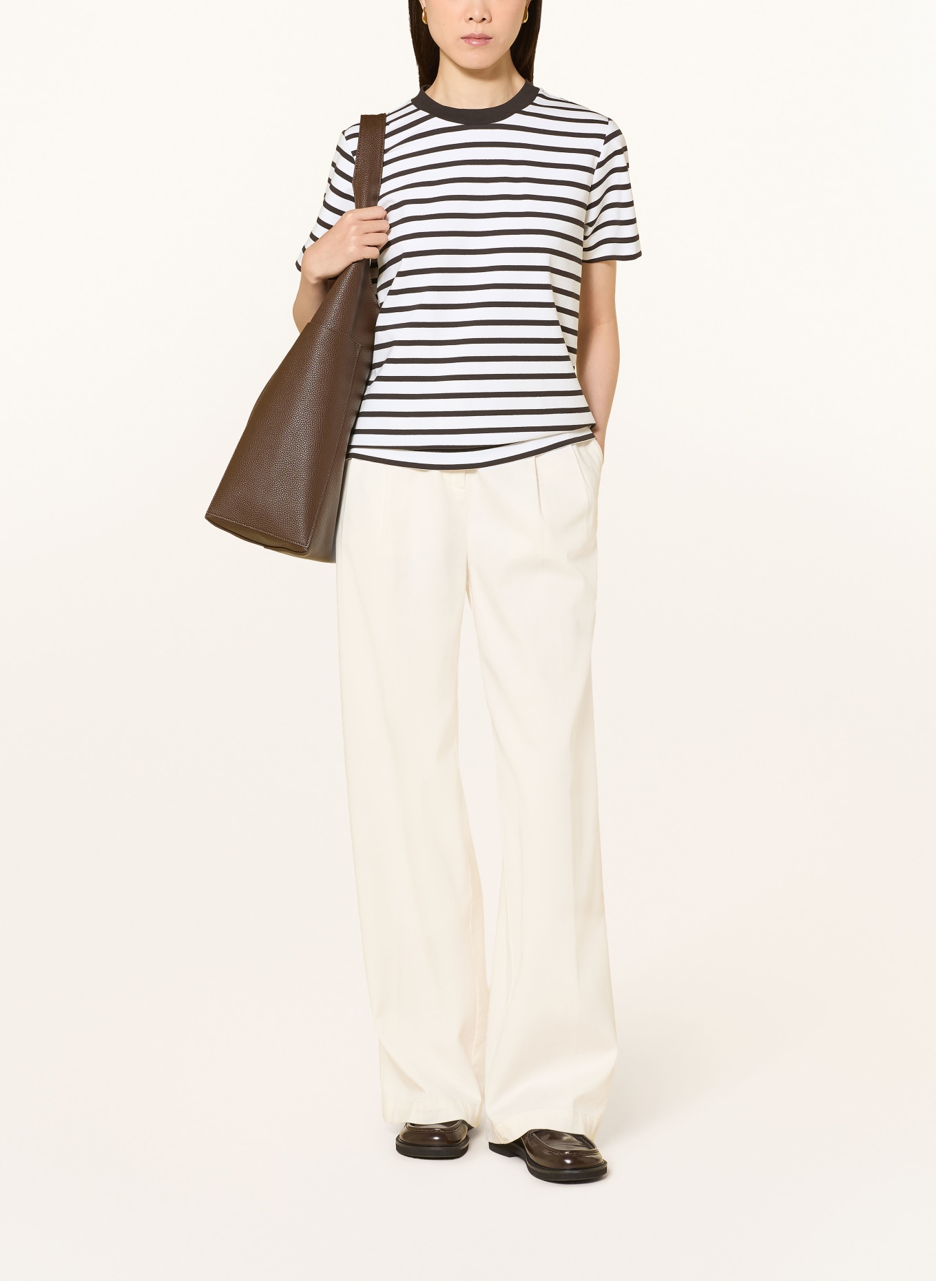 darling harbour Tricou: darkbrown /offwhite