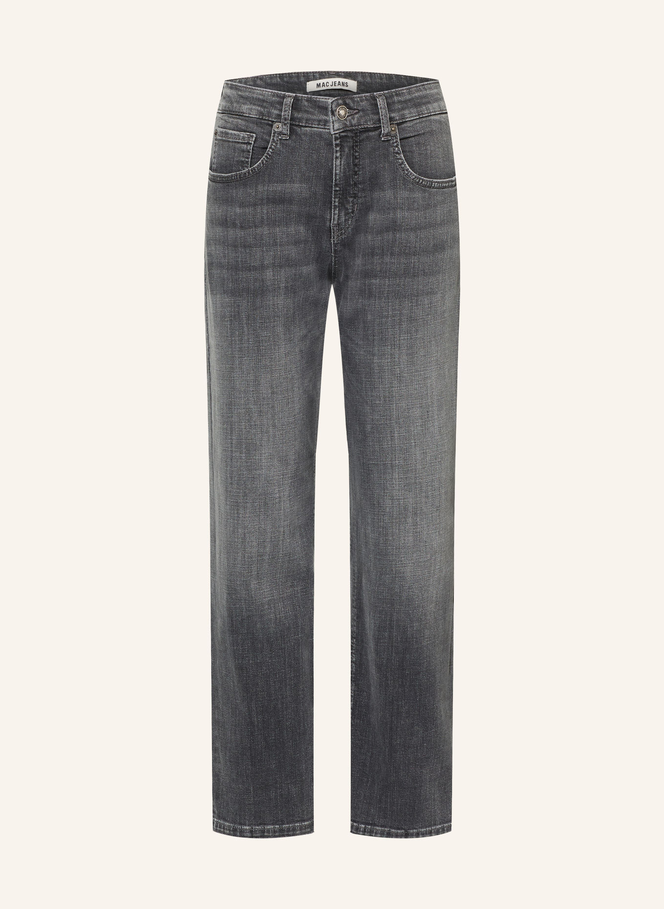 MAC Jean droit GINA: D973 dark grey wash