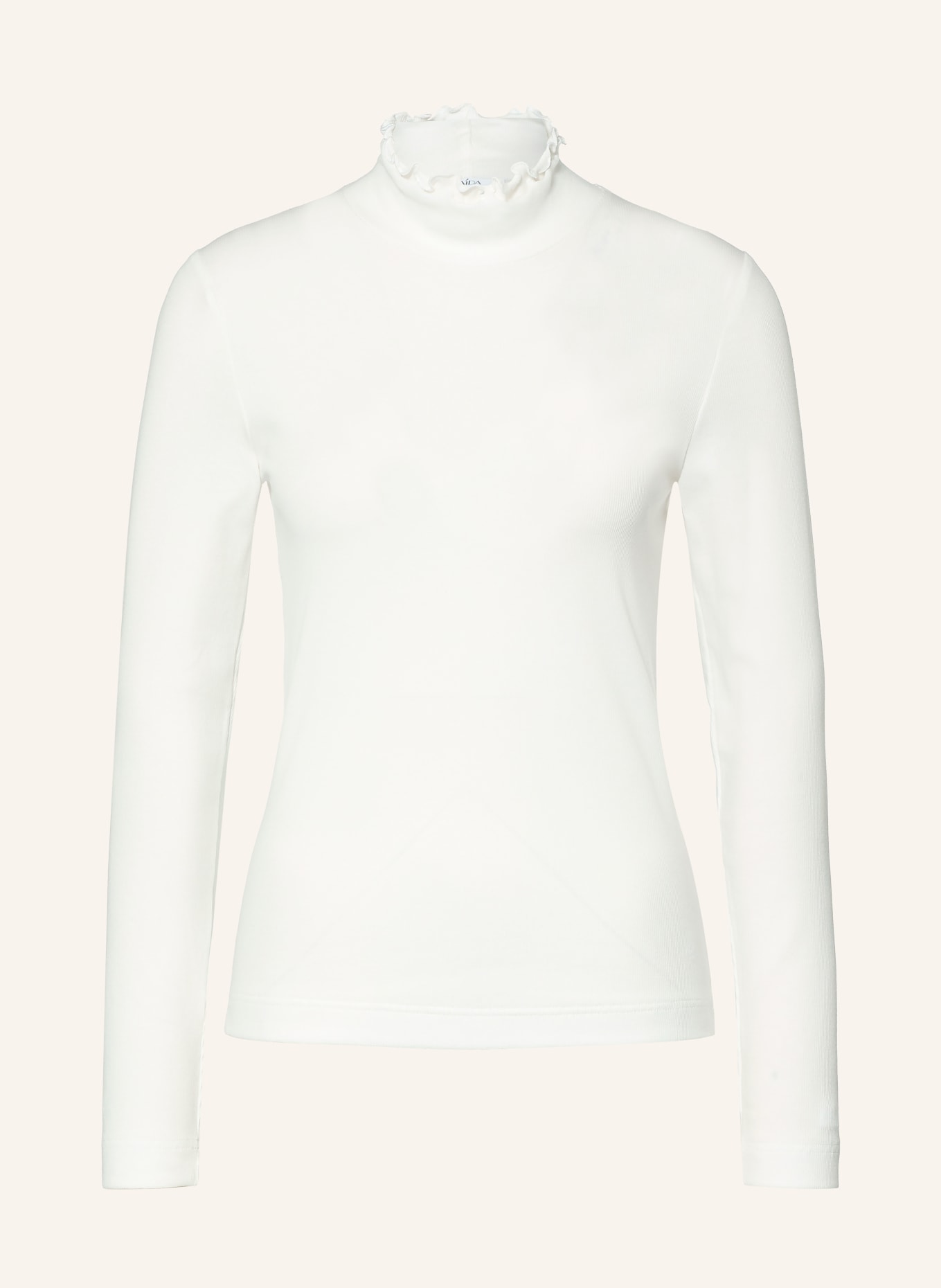 ZAÍDA Long-sleeve shirt: WHITE