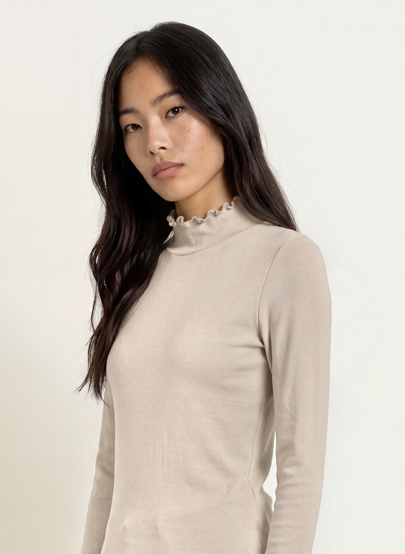 ZAÍDA Longsleeve: TAUPE