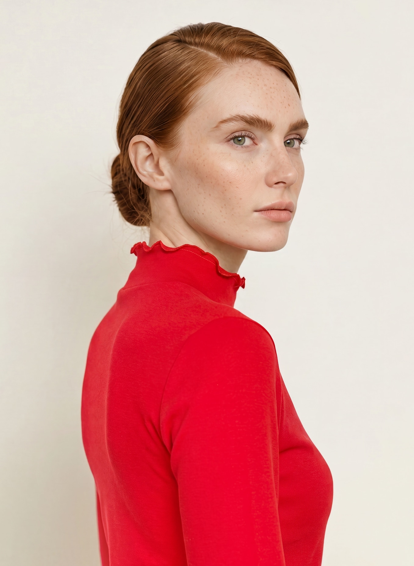 ZAÍDA Longsleeve: ROOD